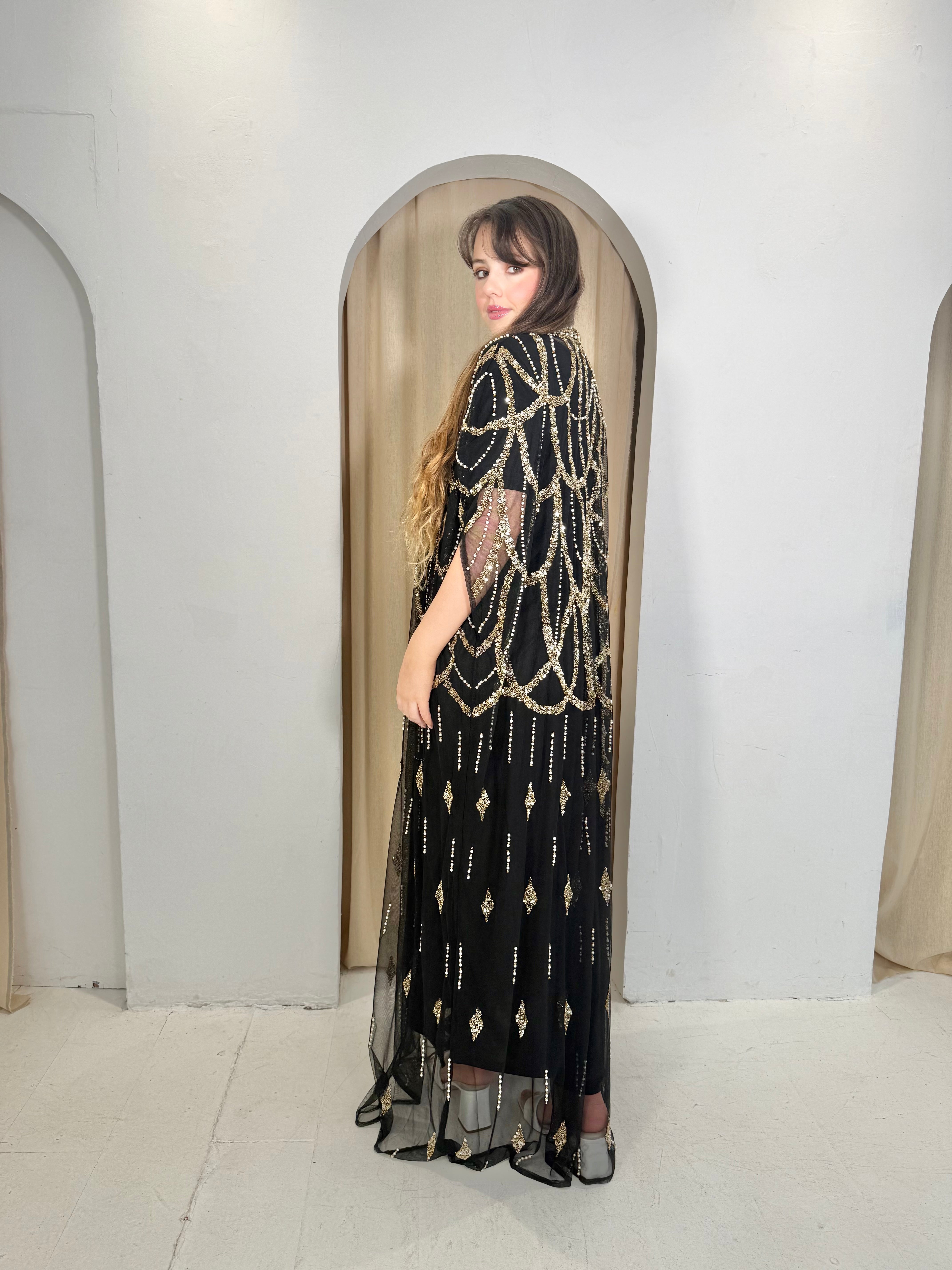 Jumana Embellished Abaya/Dress