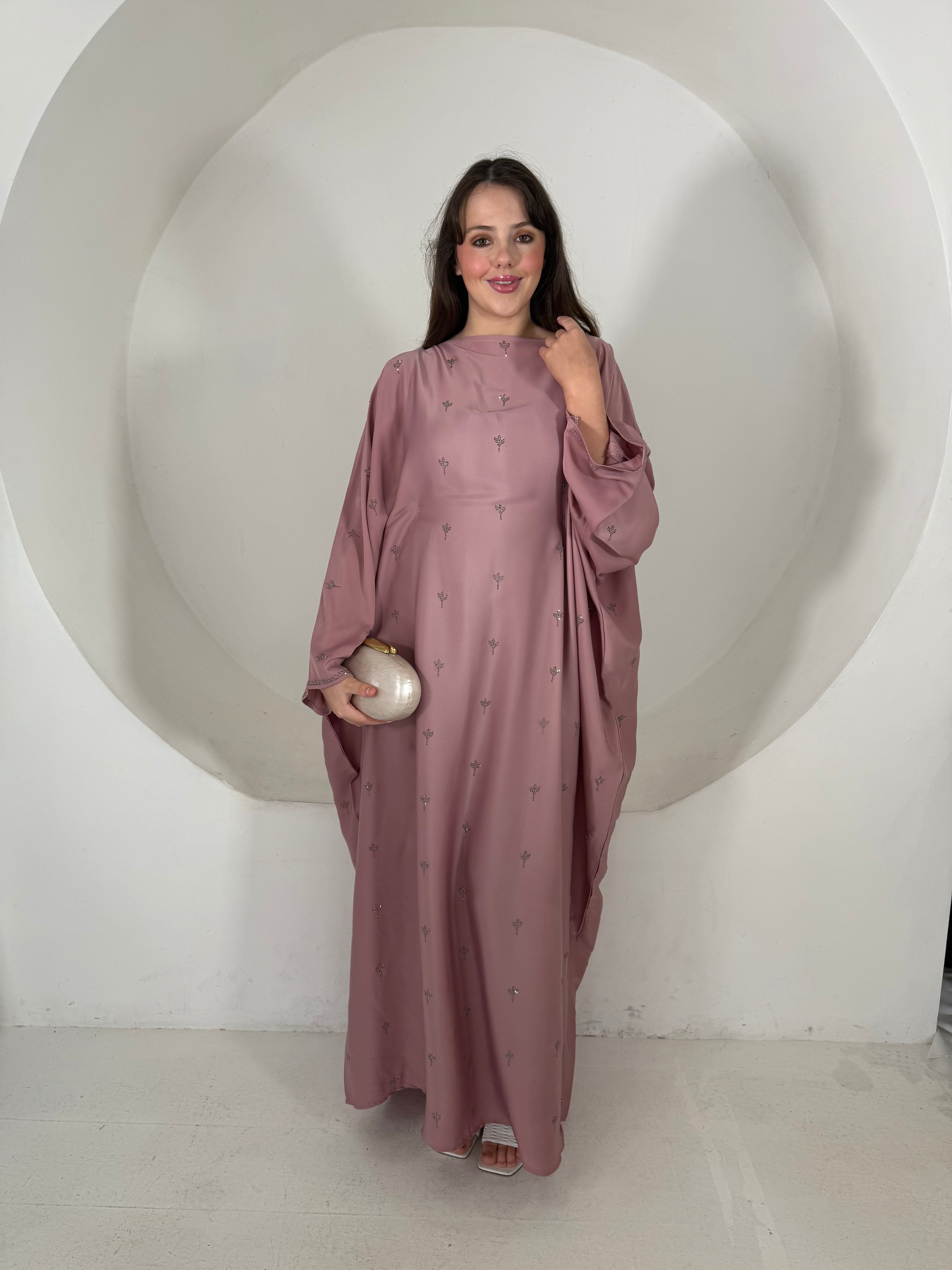 Nouf Abaya (Blush)