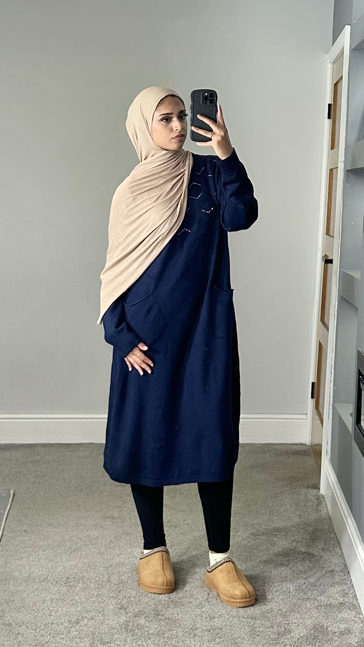 Leema soft knit pocket dress
