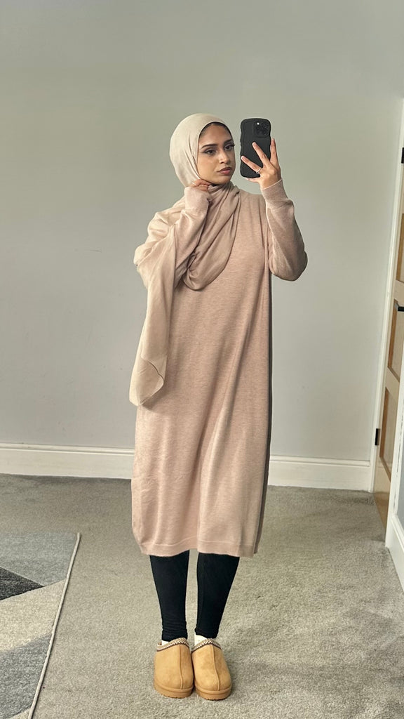 Maya Soft Knit Long sleeve dress