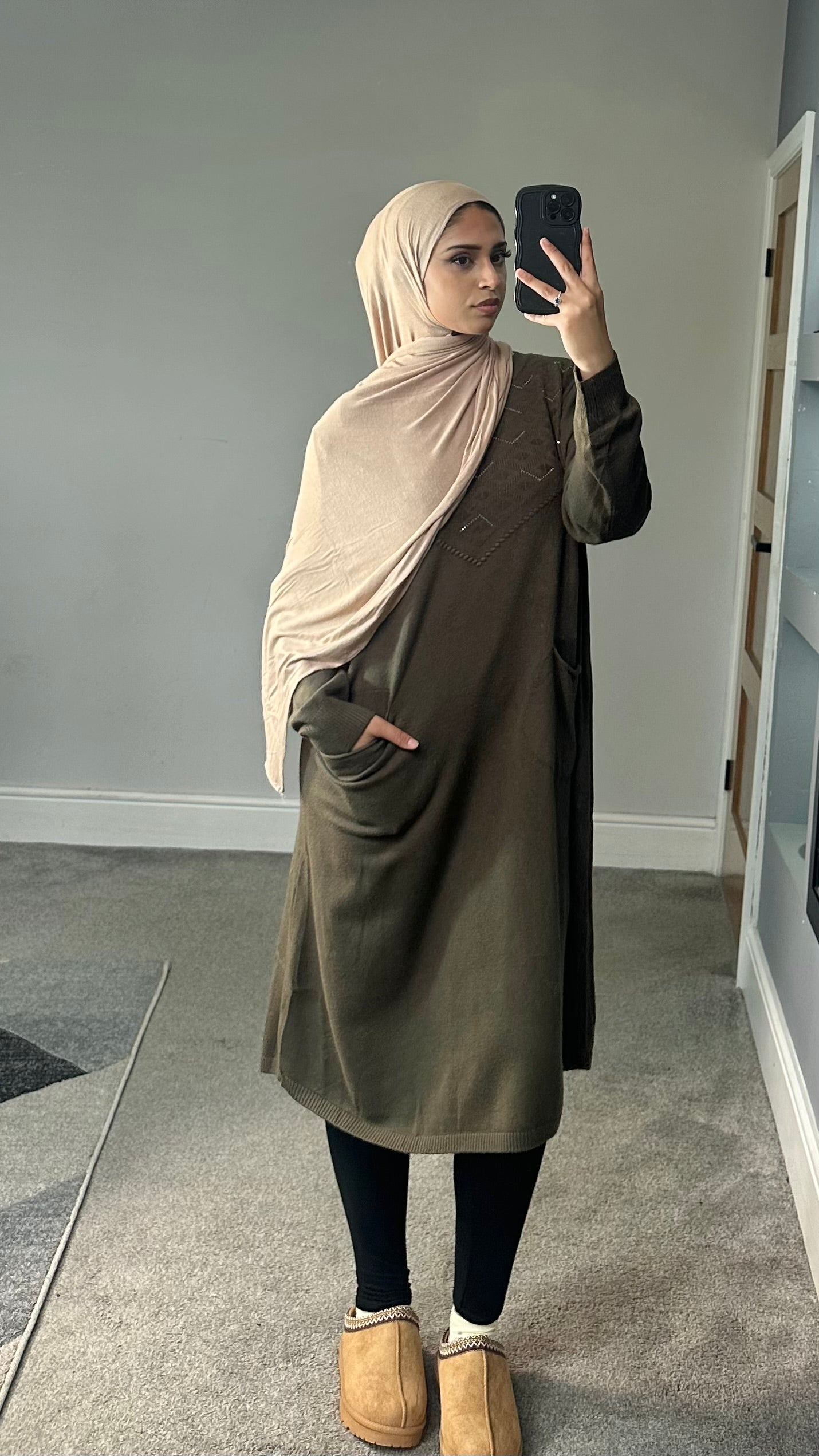 Leema soft knit pocket dress