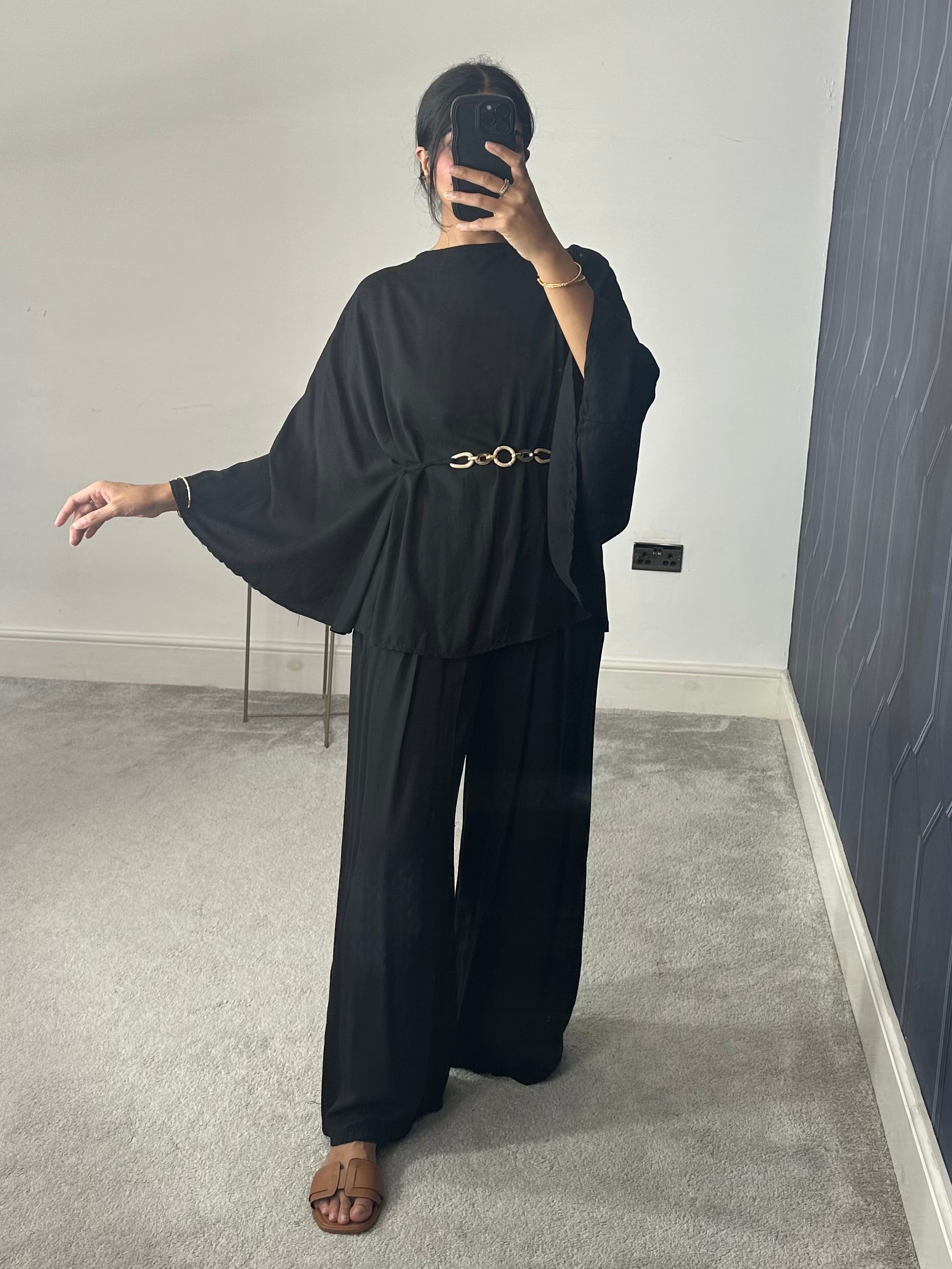 Aaira Poncho Style 2 piece co-ords