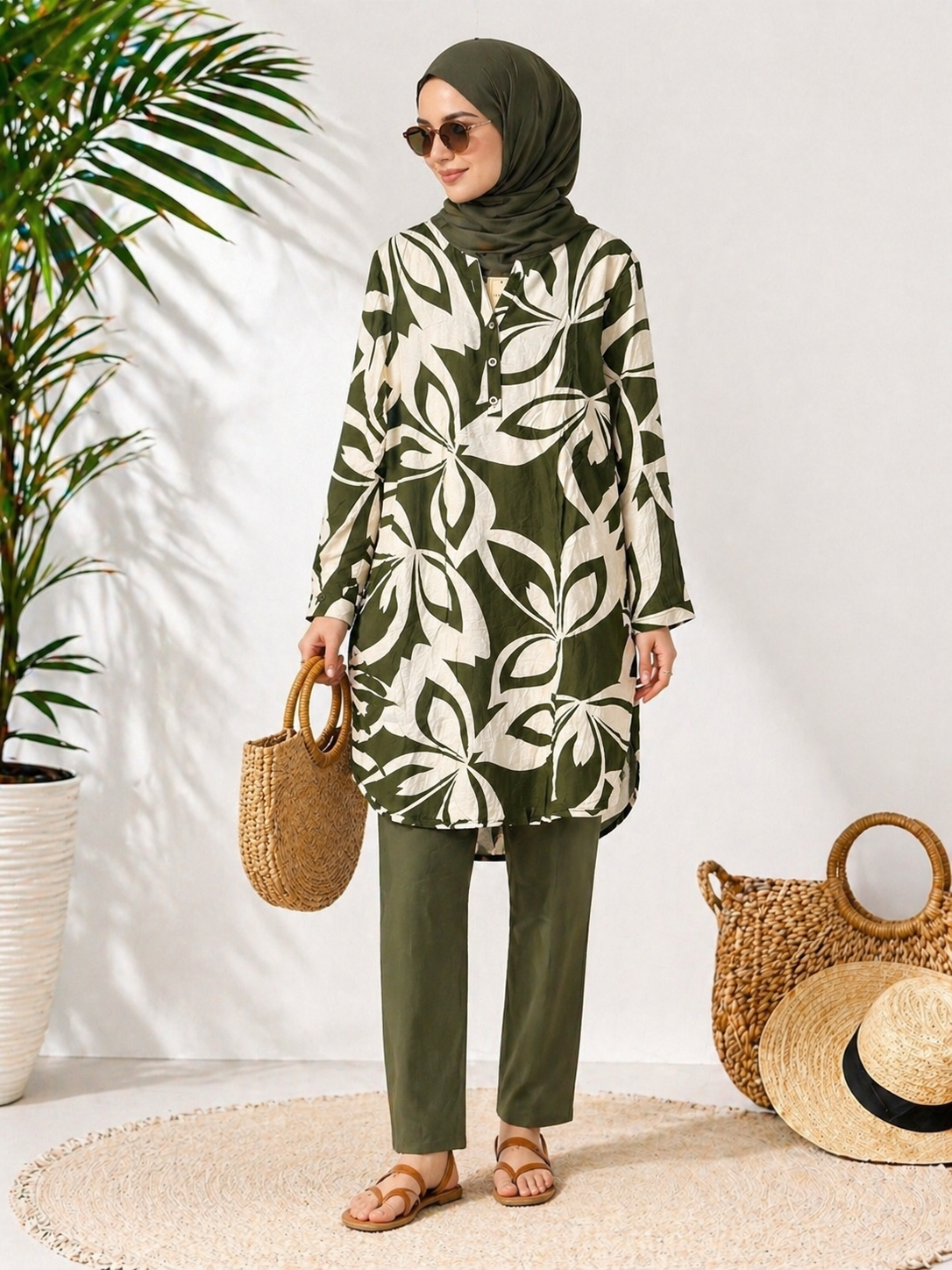 Arooj summer tunic dress