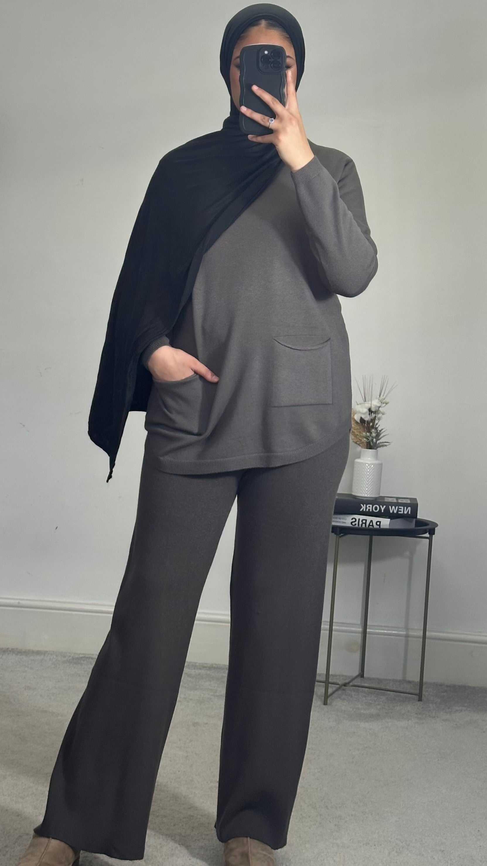 Knitted 2 piece co-ords set