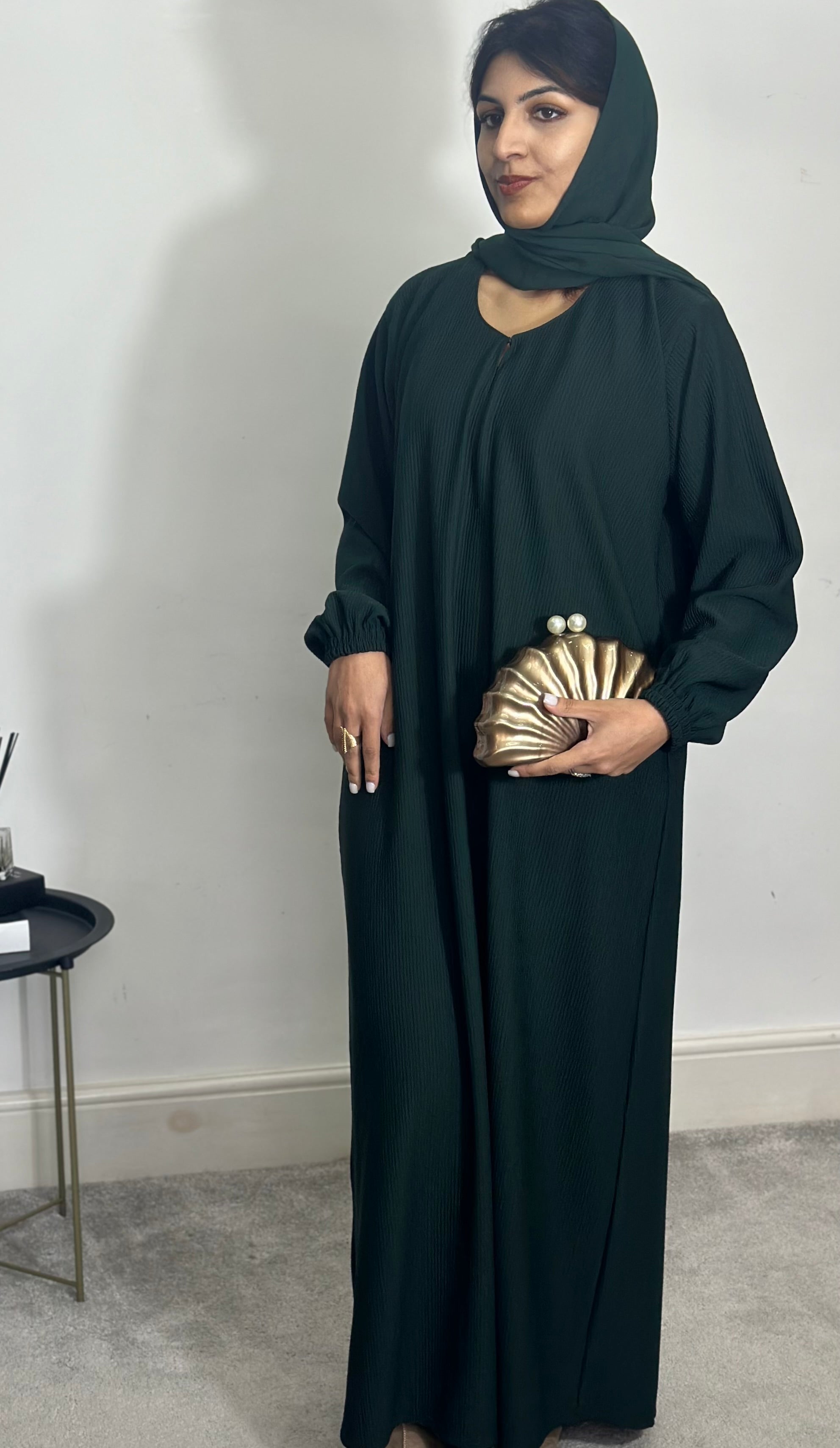 Husna Abaya (Emerald Green)