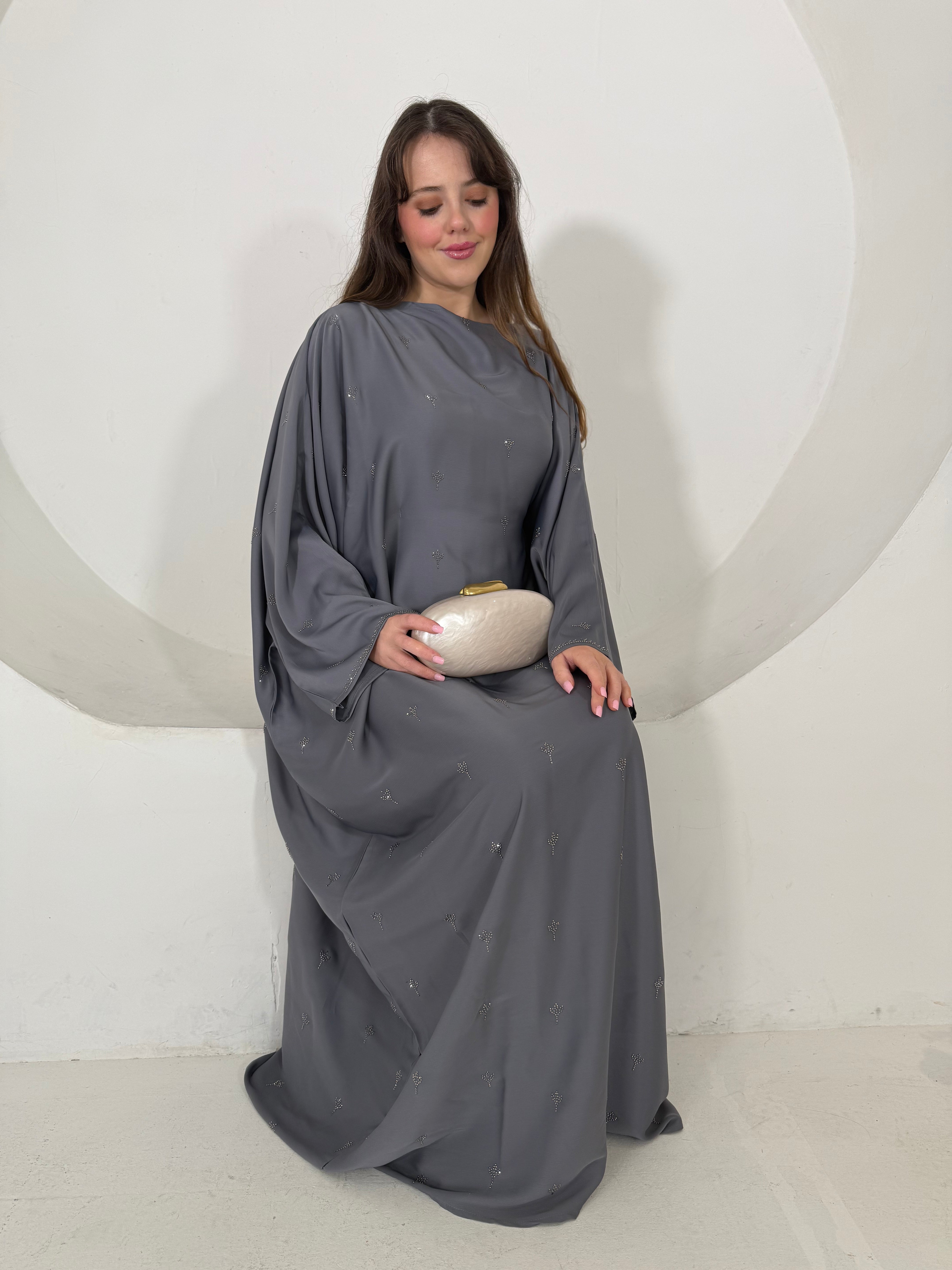 Nouf Abaya (Grey)