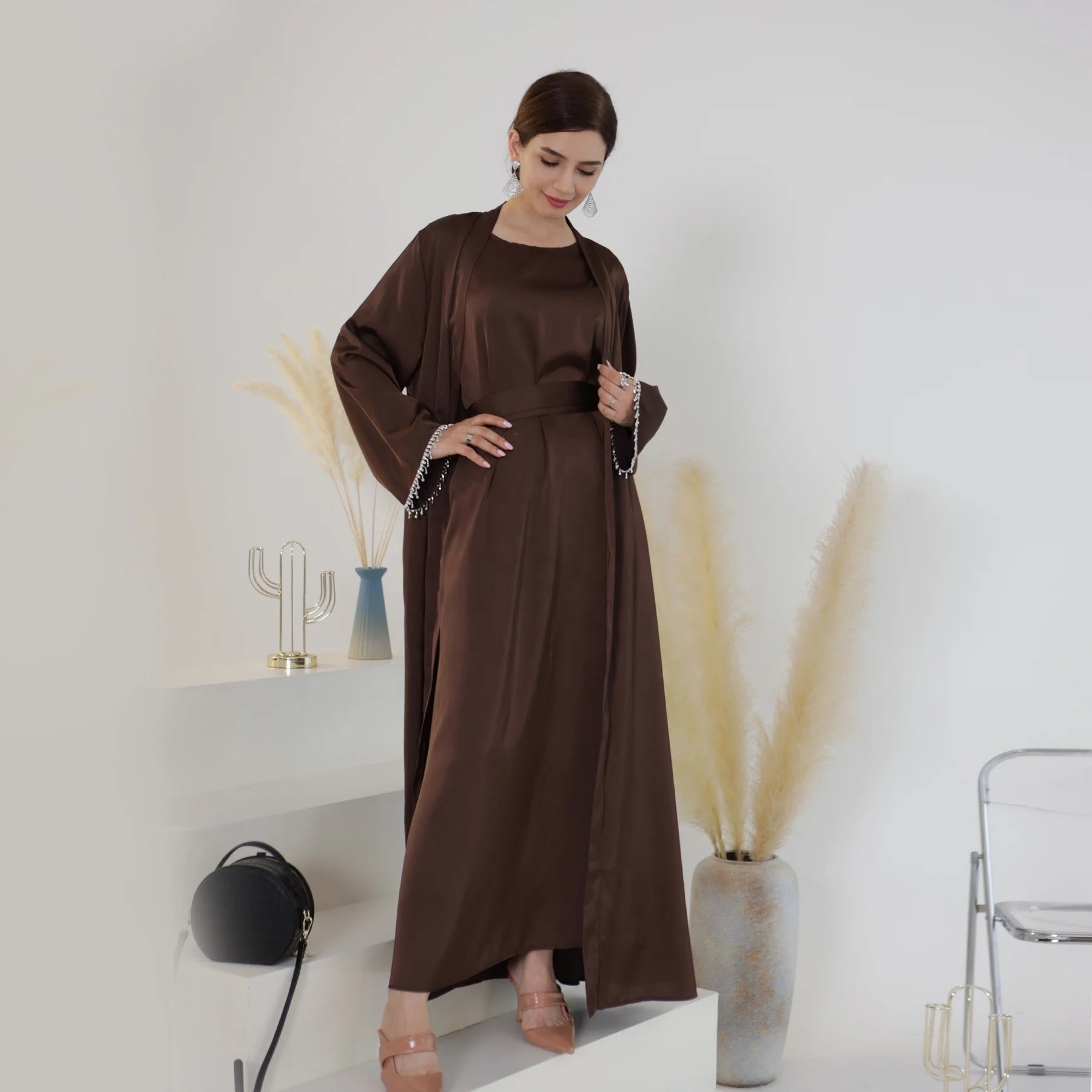 Aminah Abaya (Brown)