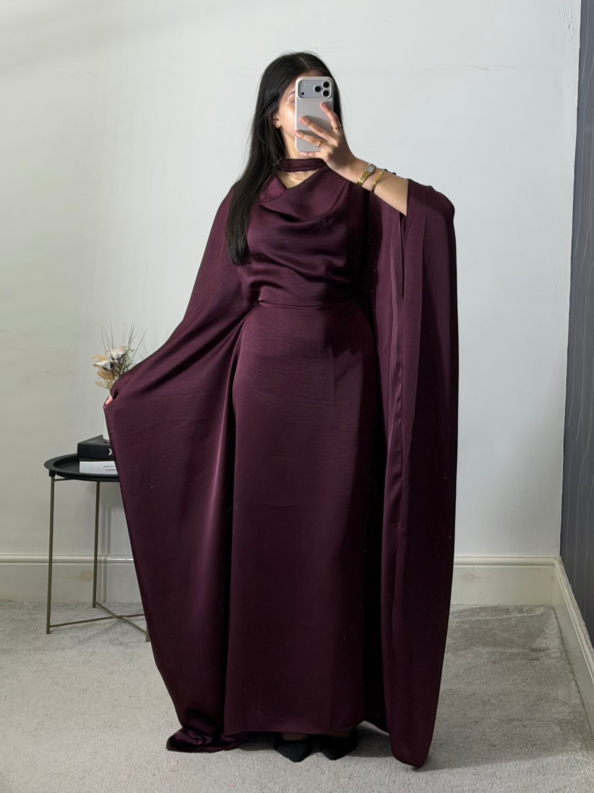 Aleena Kaftan Dress with inner belt