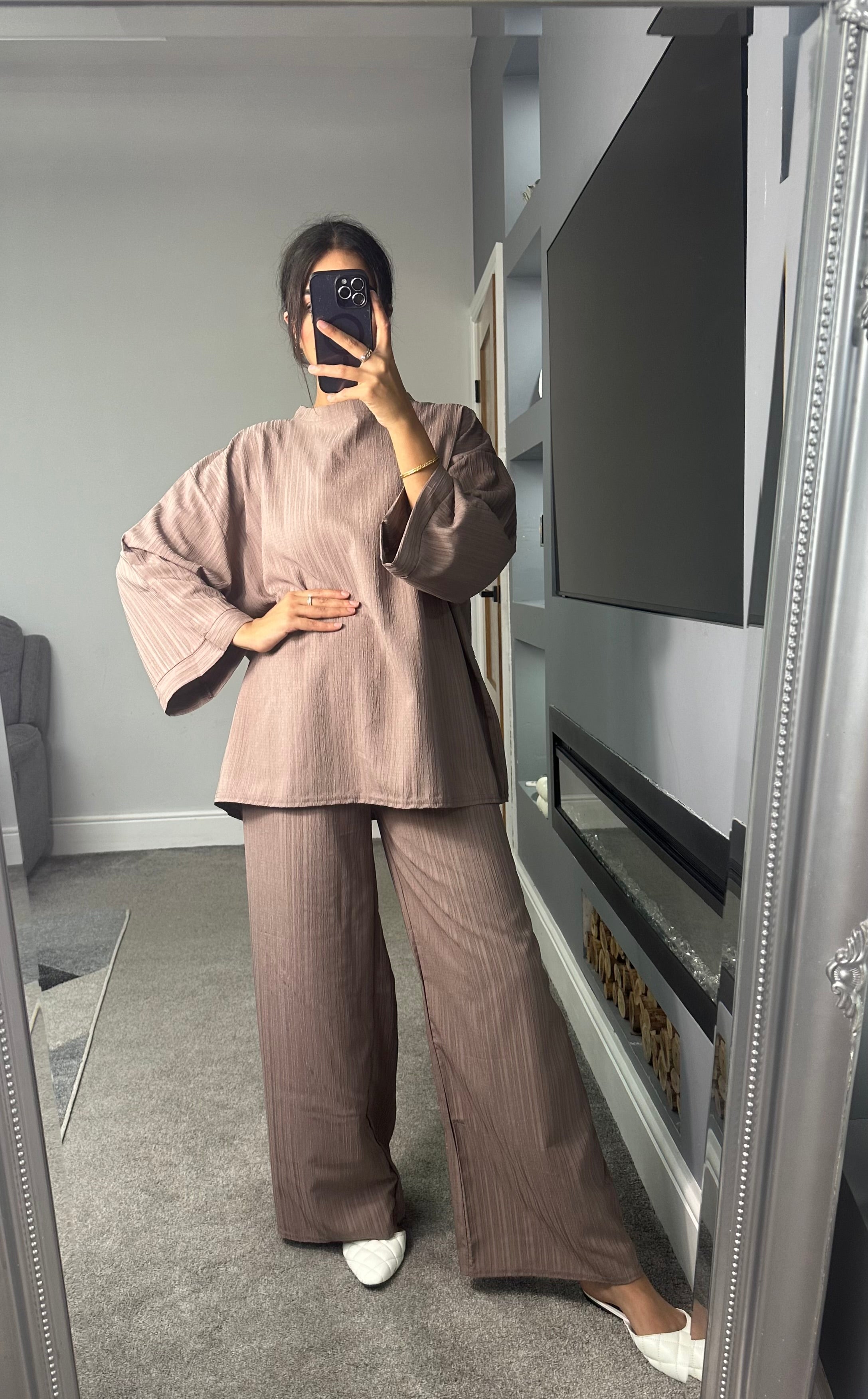 Sadiyah Textured Two Piece Set