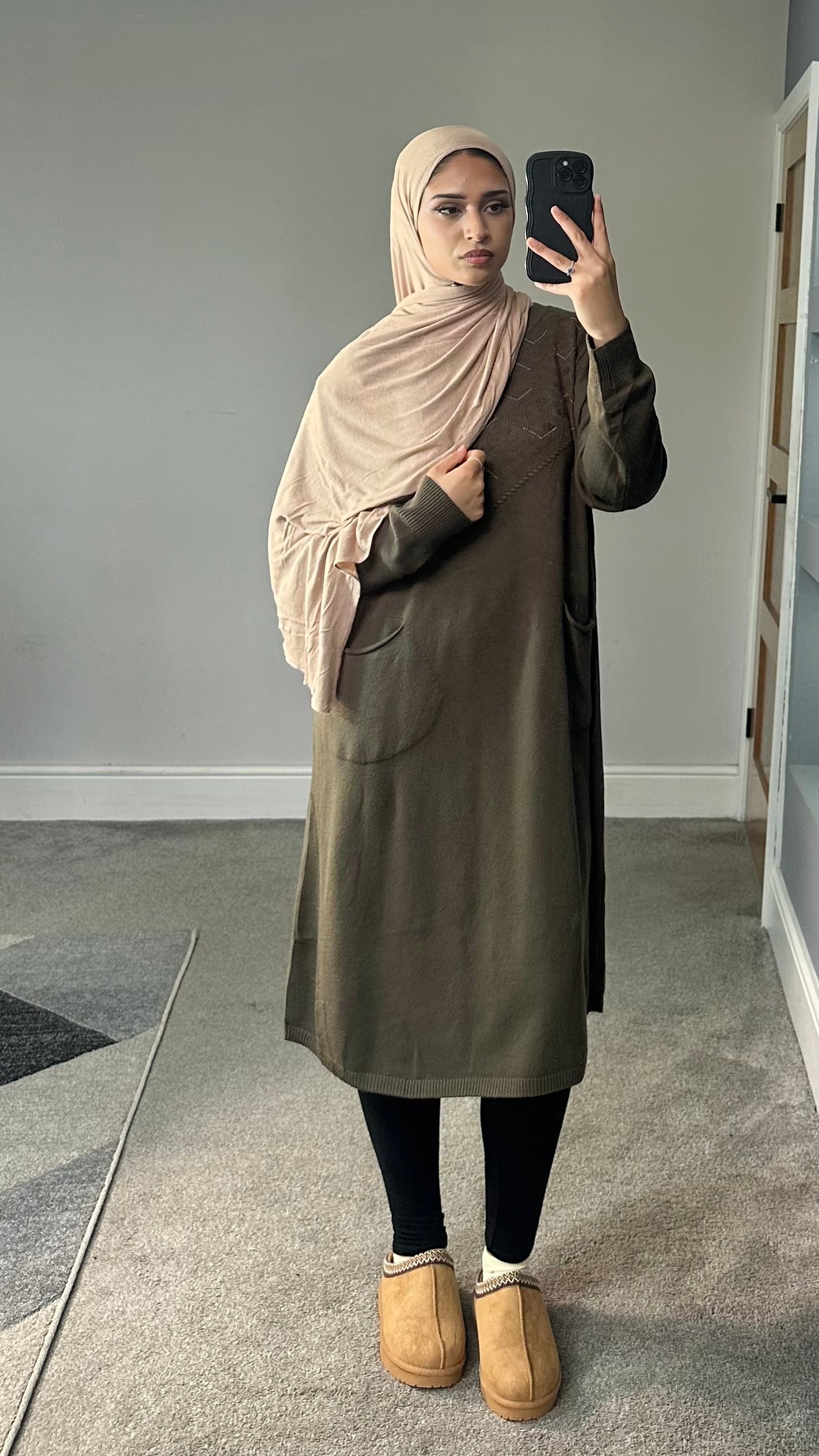 Leema soft knit pocket dress