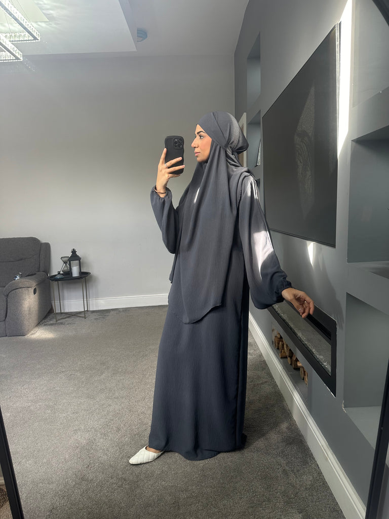 Hareem Batwing Sleeves Khimar Set