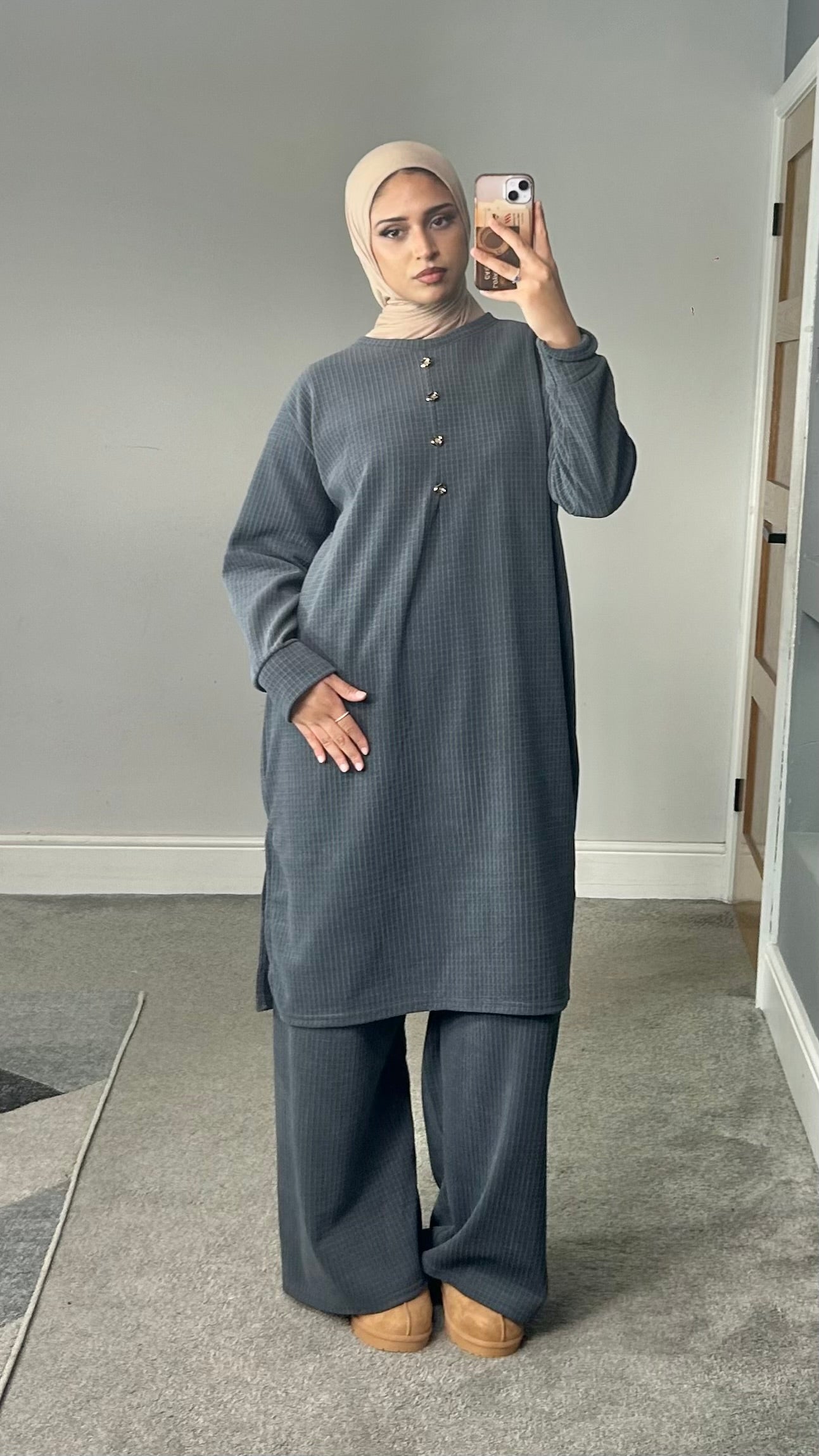Zahra Textured 2 piece co ord