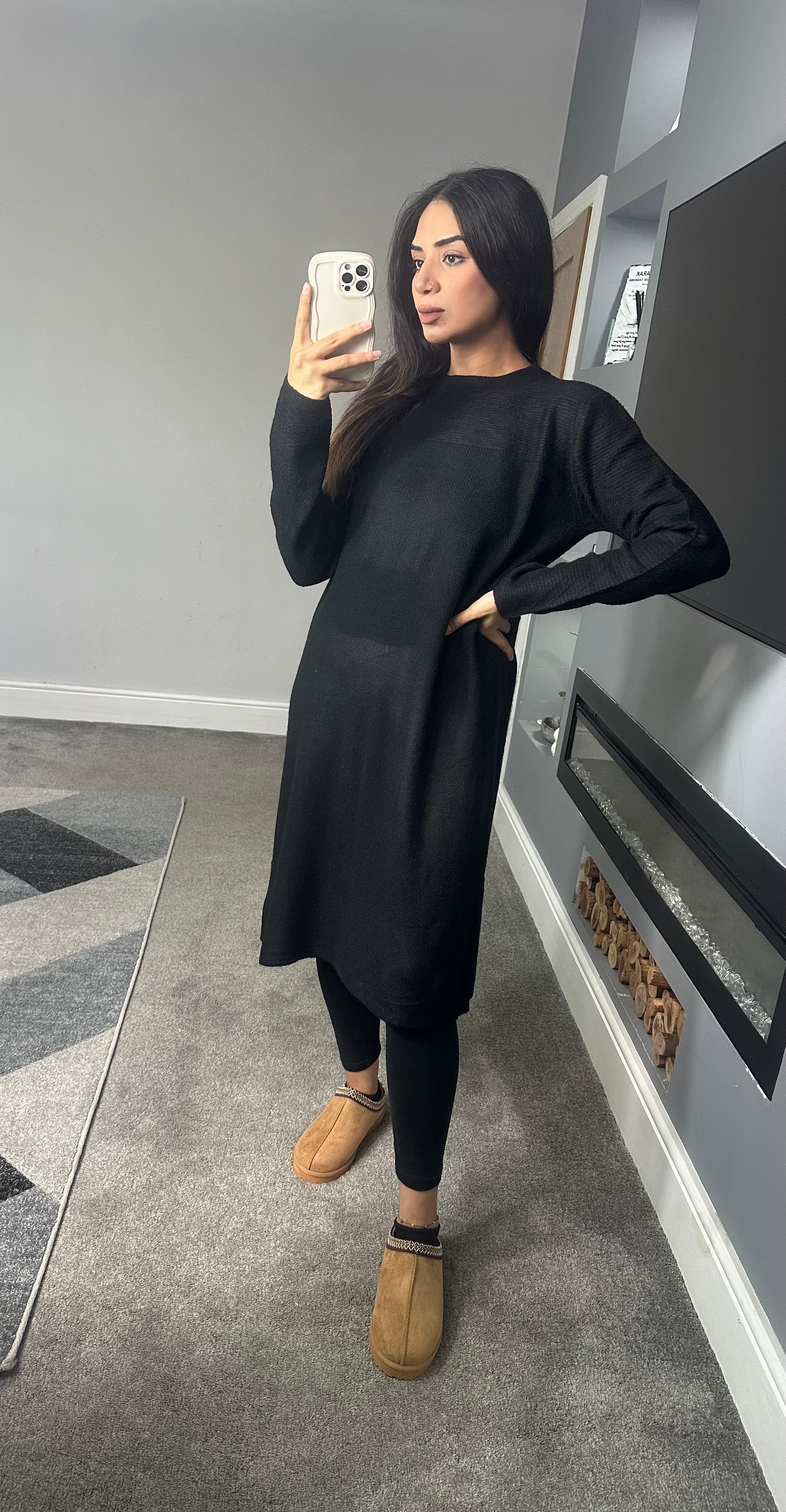 Leena Soft knitted jumper dress