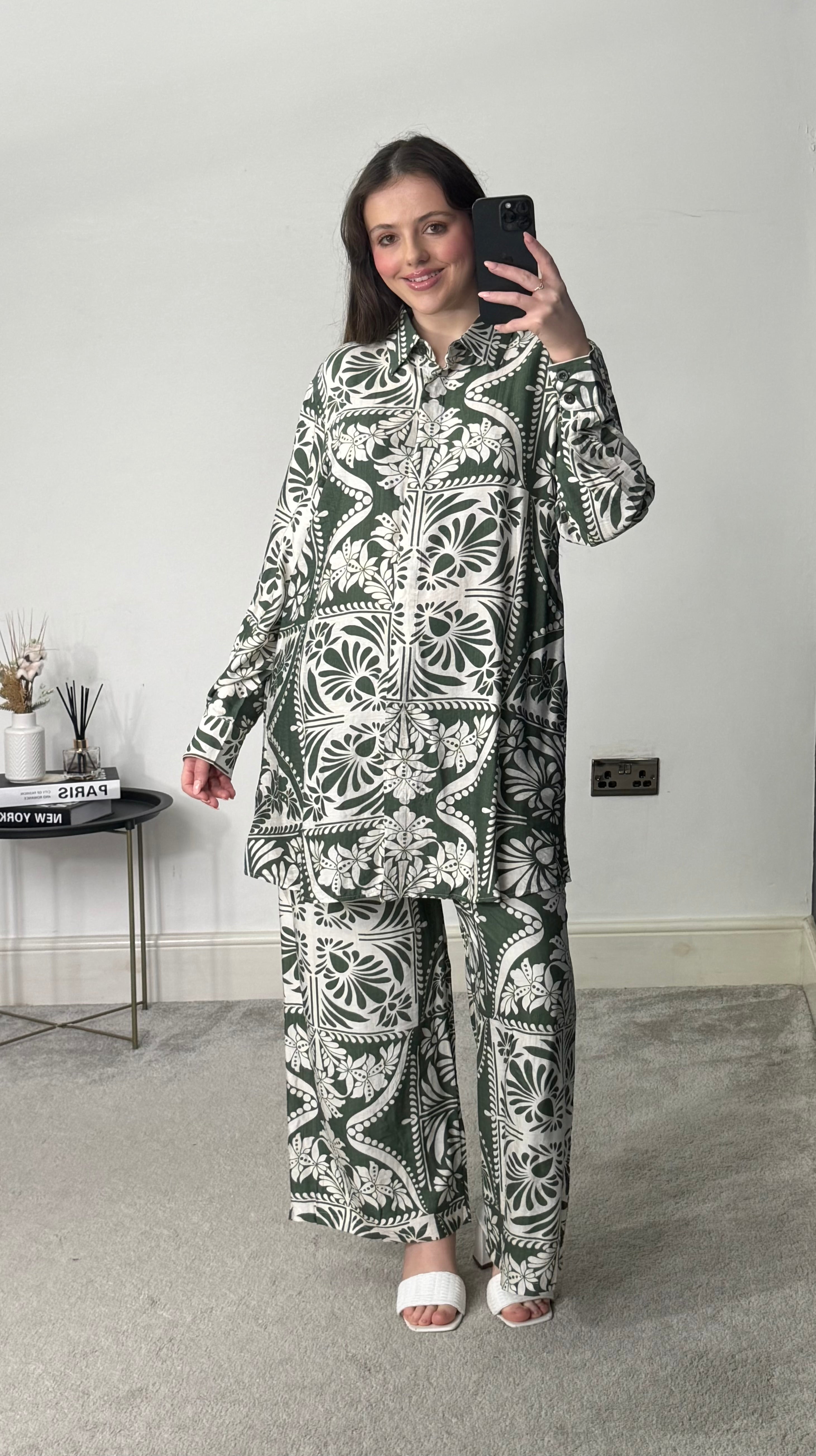 Printed 2 pieces co-ord set