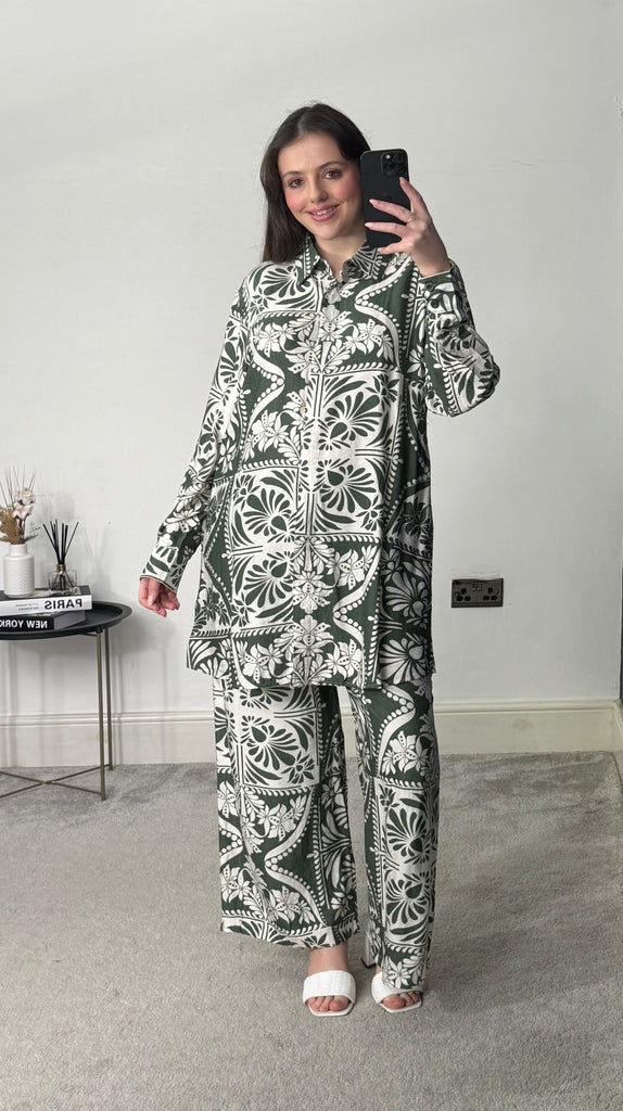 Printed 2 pieces co-ord set