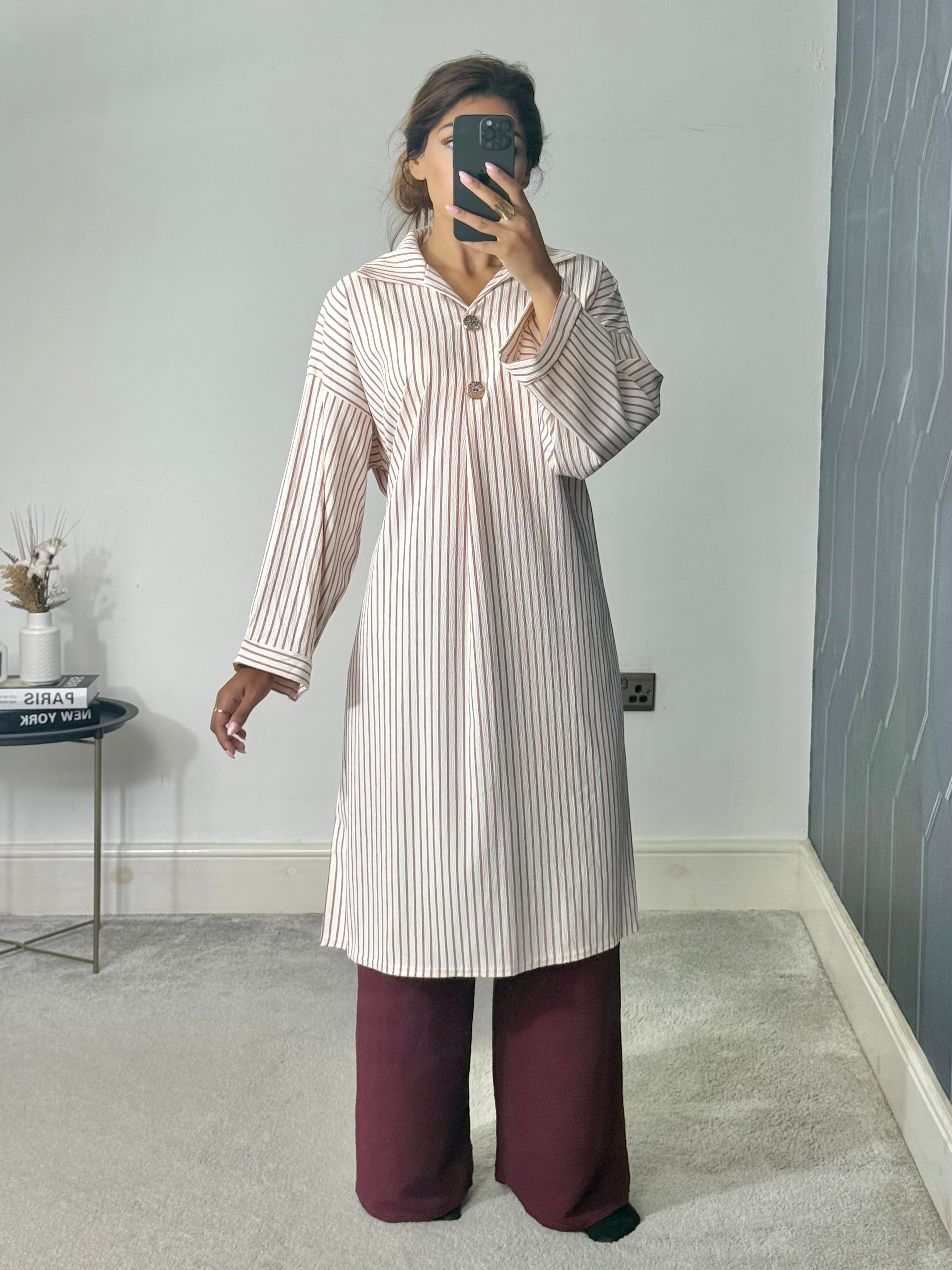 Alya Stripe Co ord set