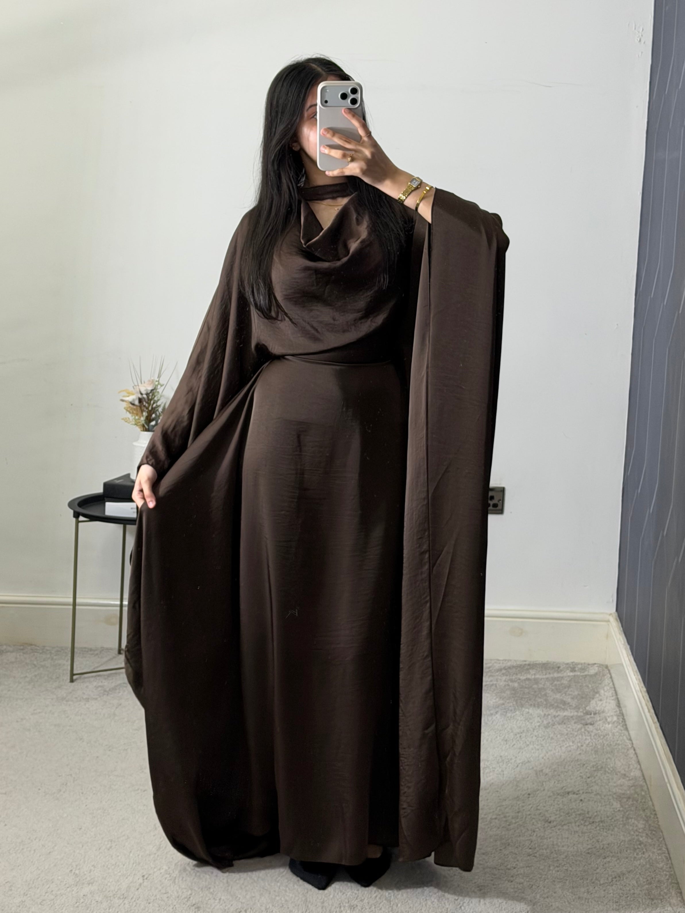 Aleena Kaftan Dress with inner belt