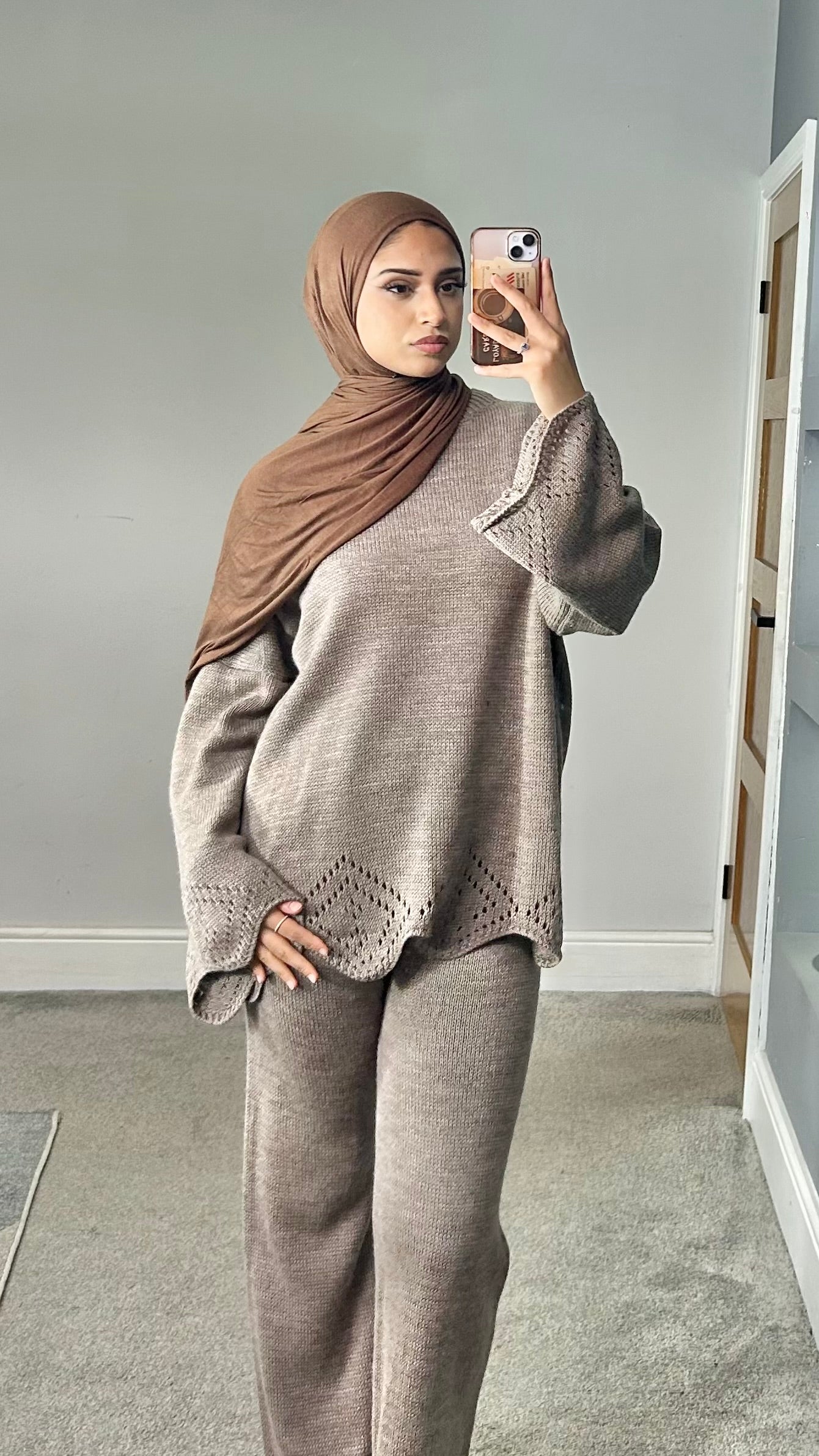 Reema crochet detail co ords set