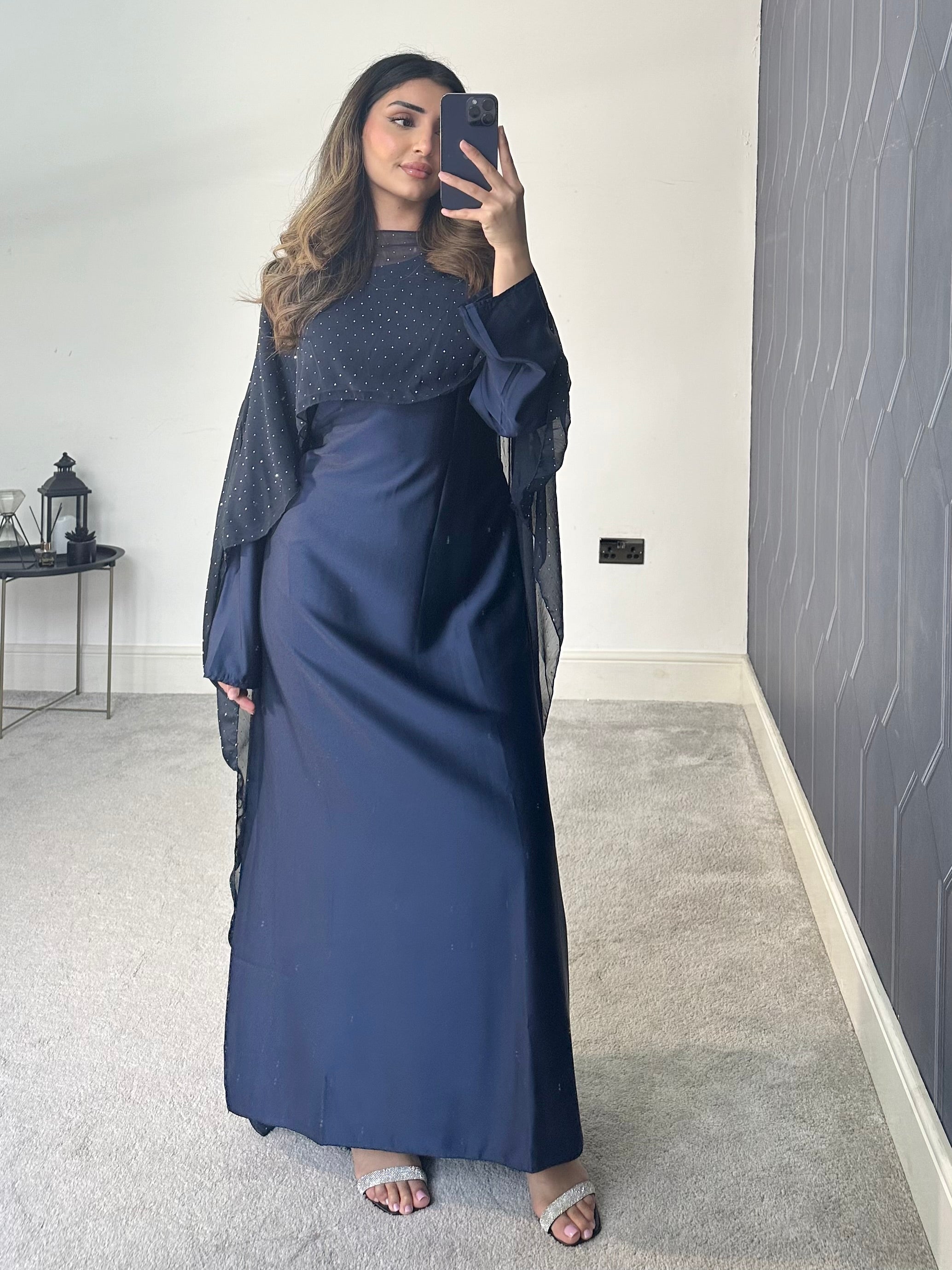 Areeba cape 2 piece cape Dress