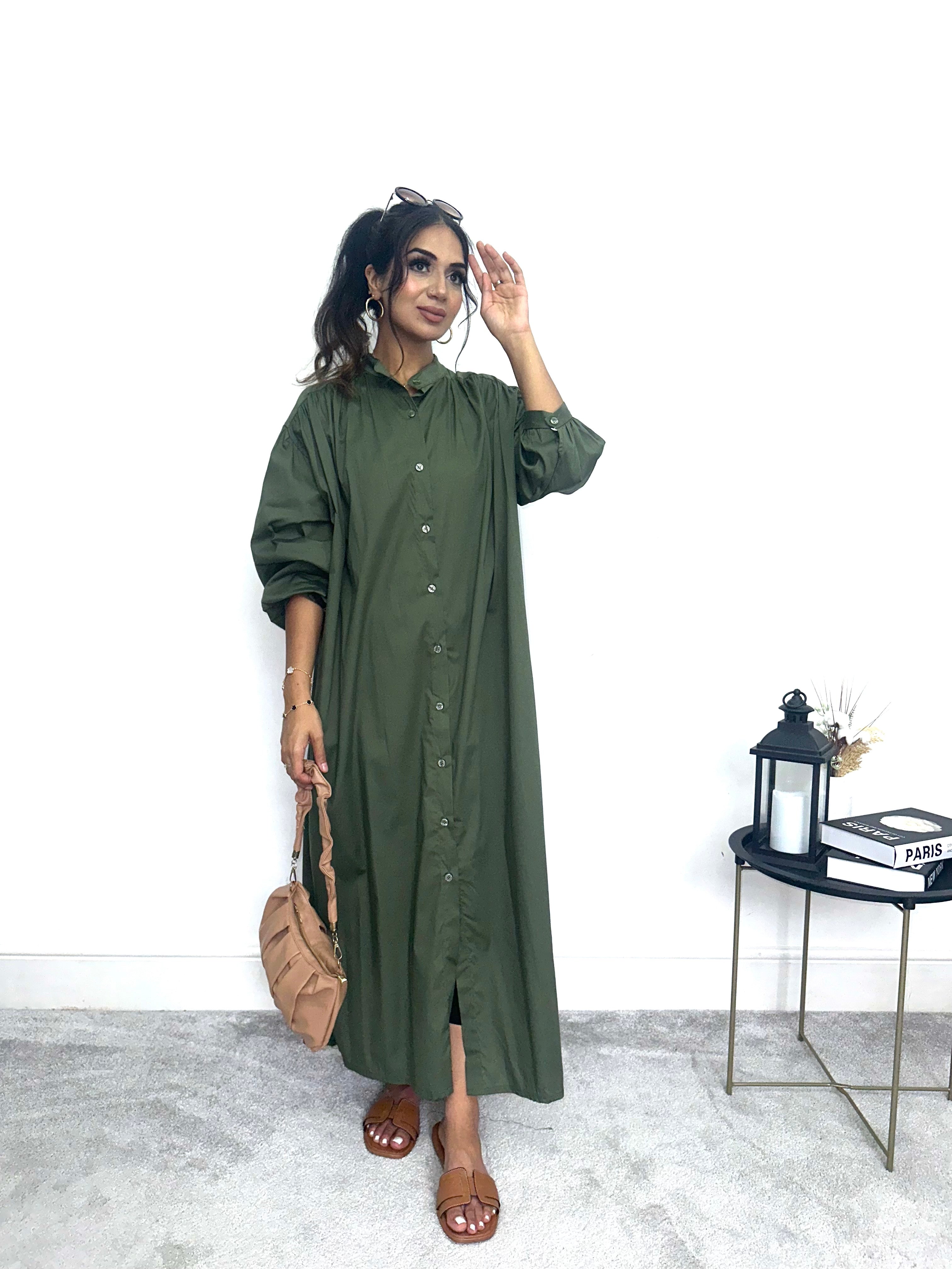 Summer Shirt Maxi Dress