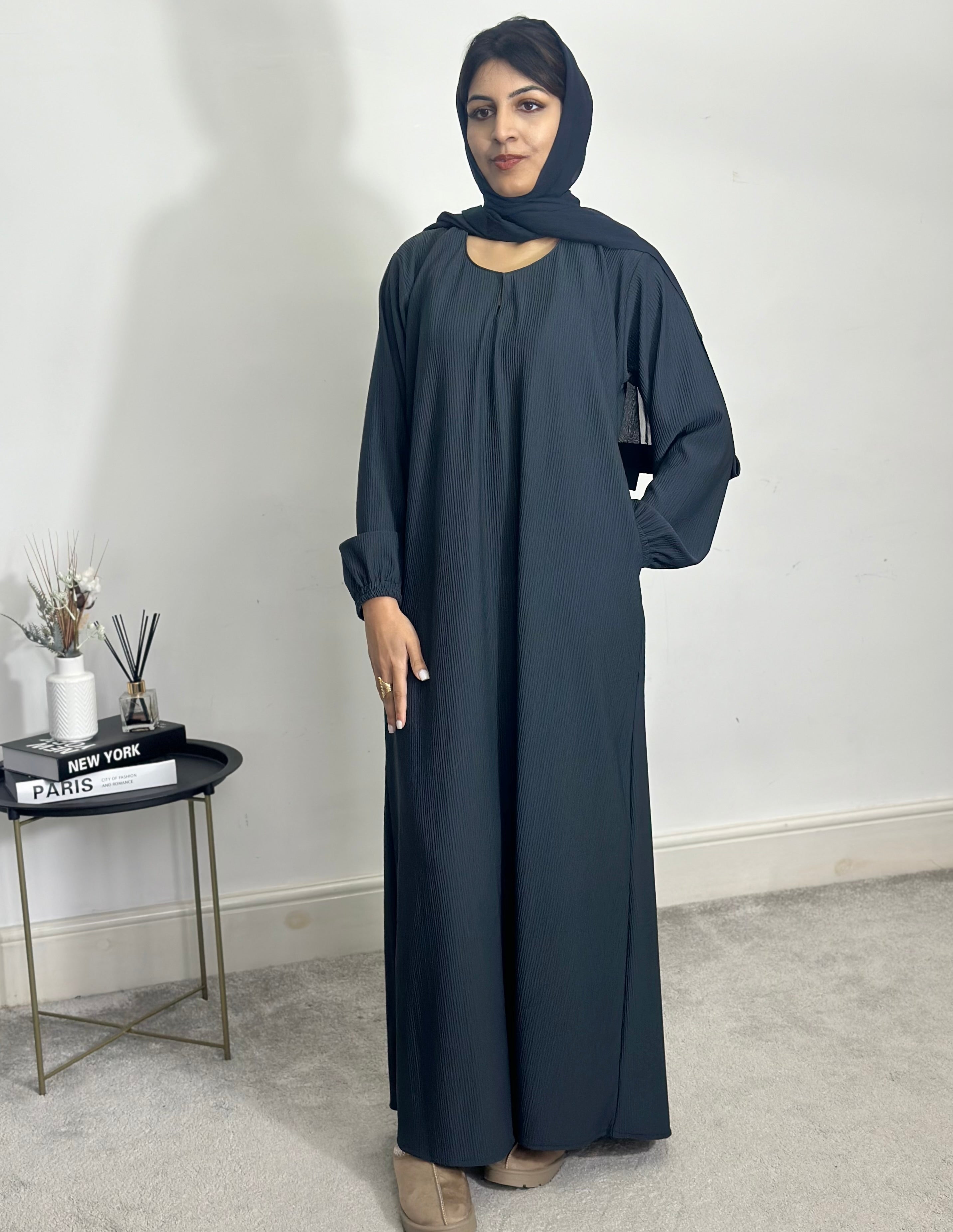 Husna Abaya (Grey)