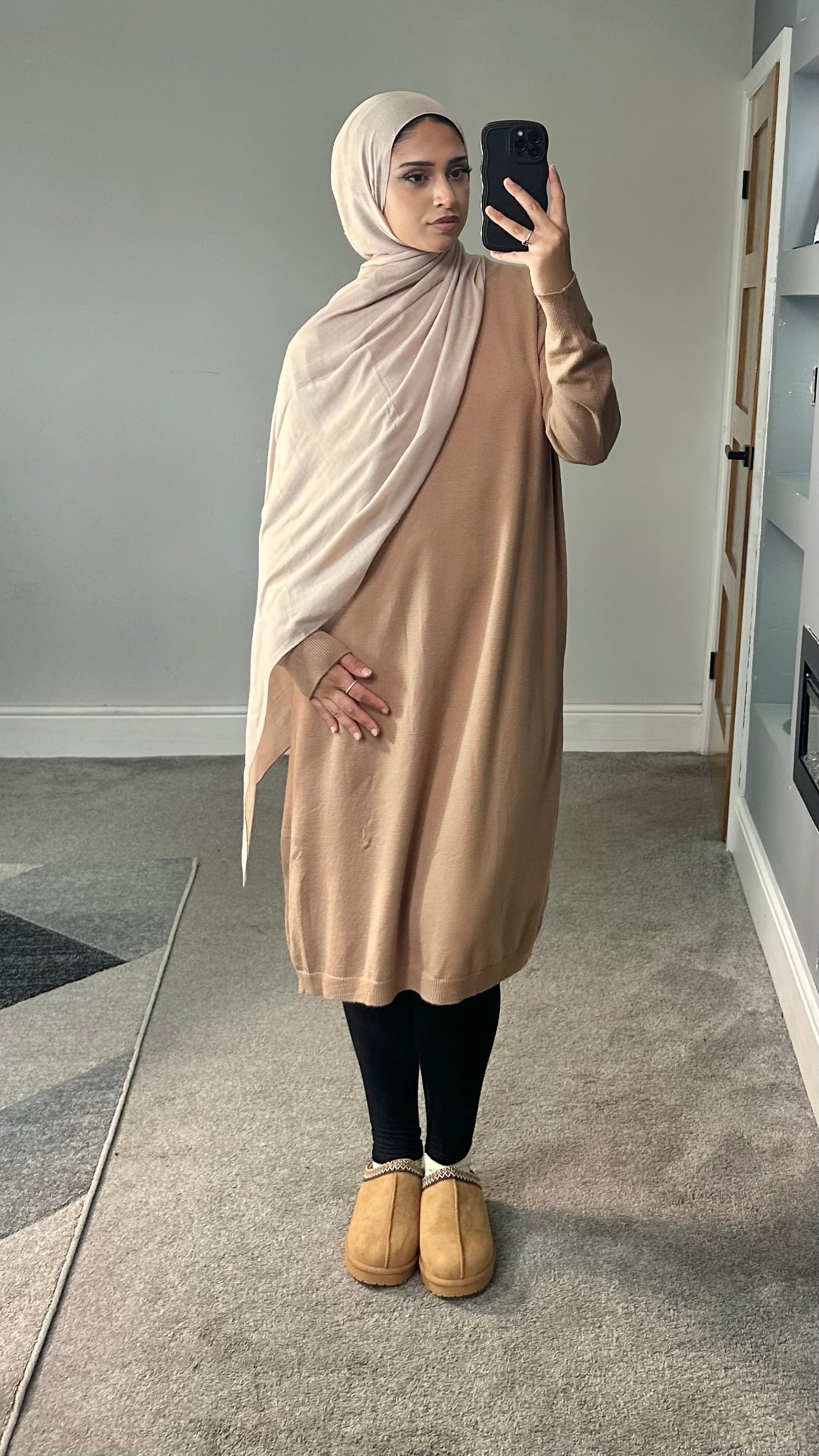 Maya Soft Knit Long sleeve dress