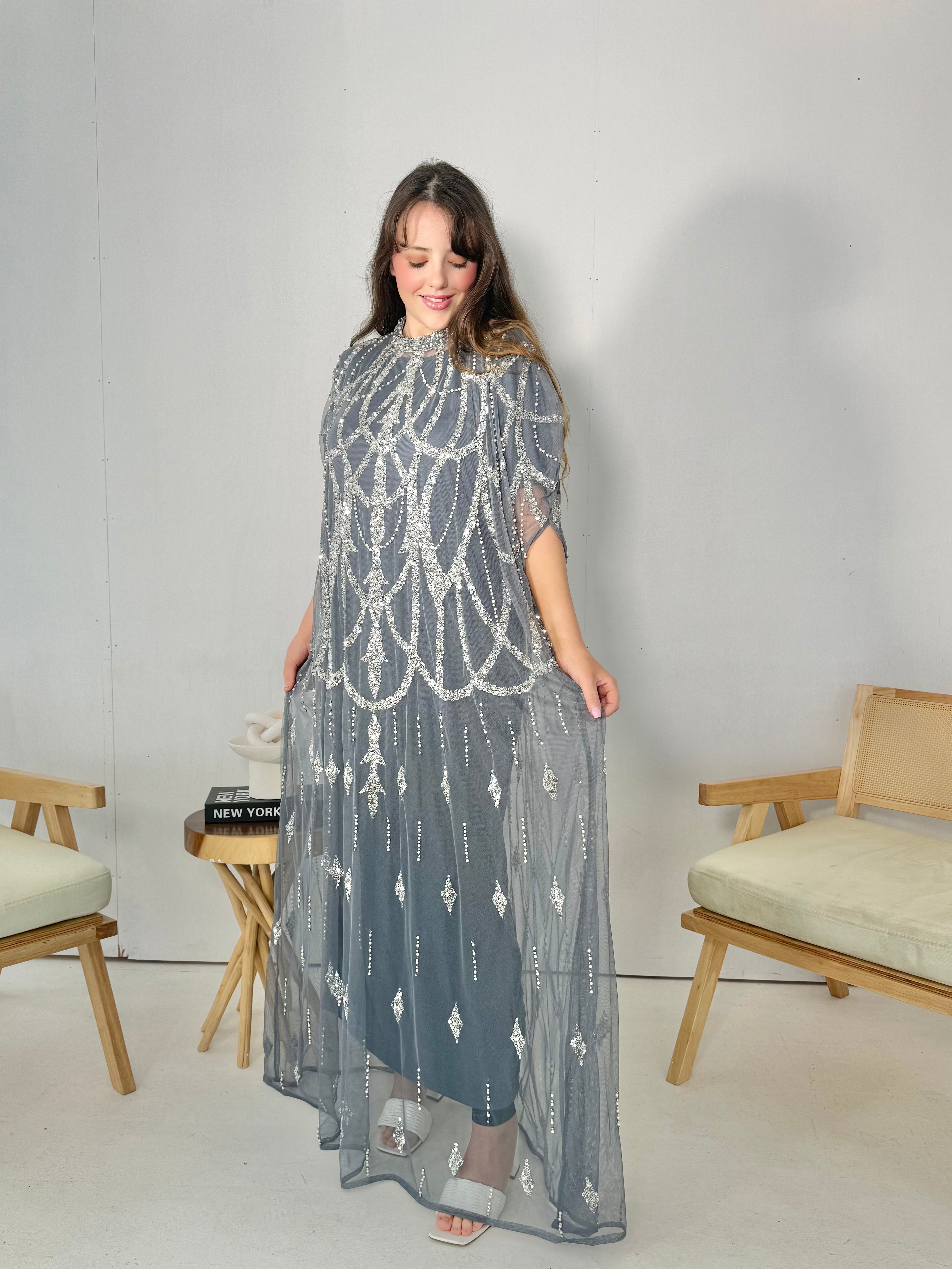 Jumana Embellished Abaya/Dress