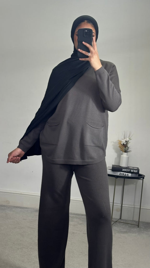 Knitted 2 piece co-ords set