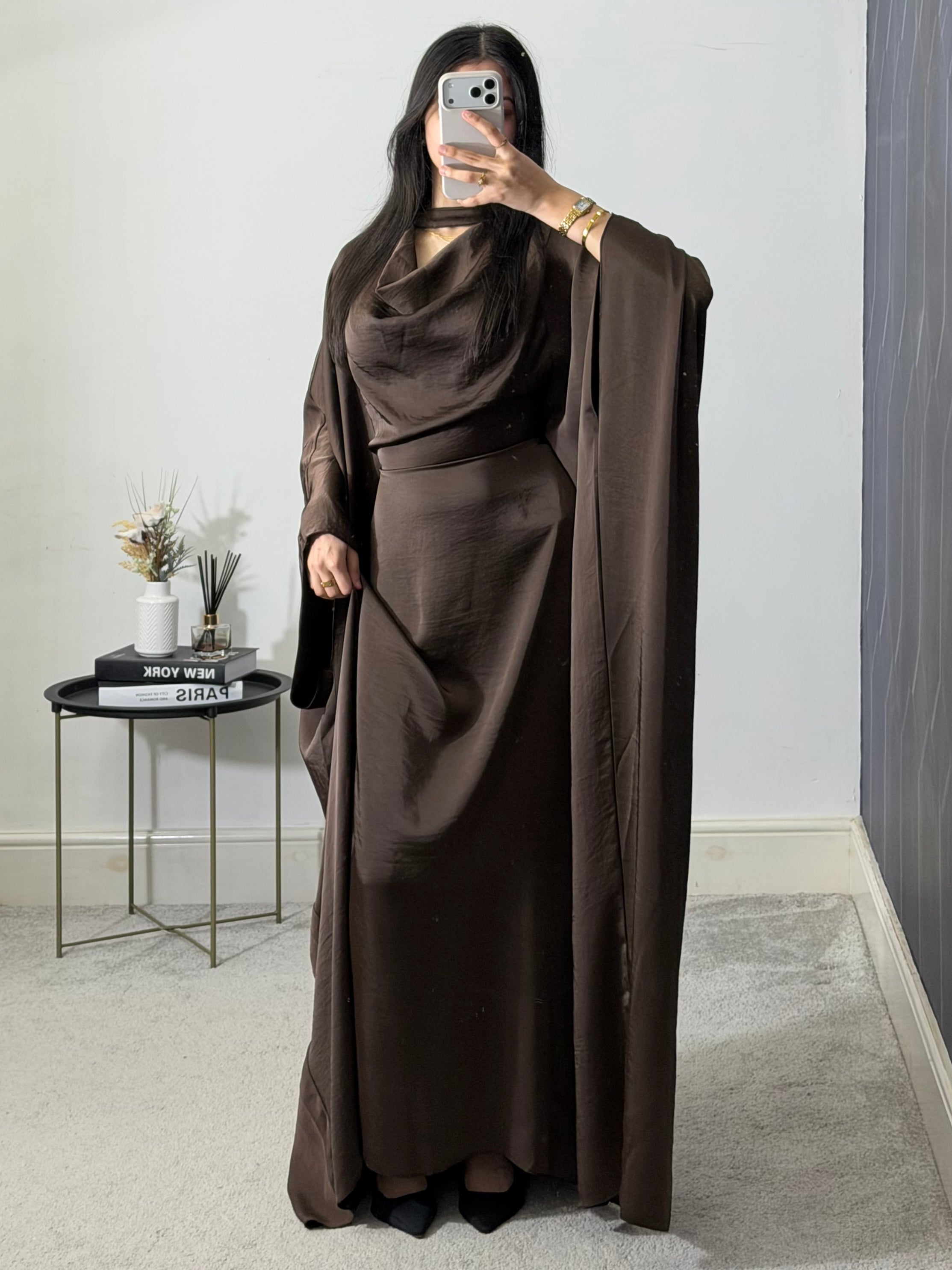 Aleena Kaftan Dress with inner belt