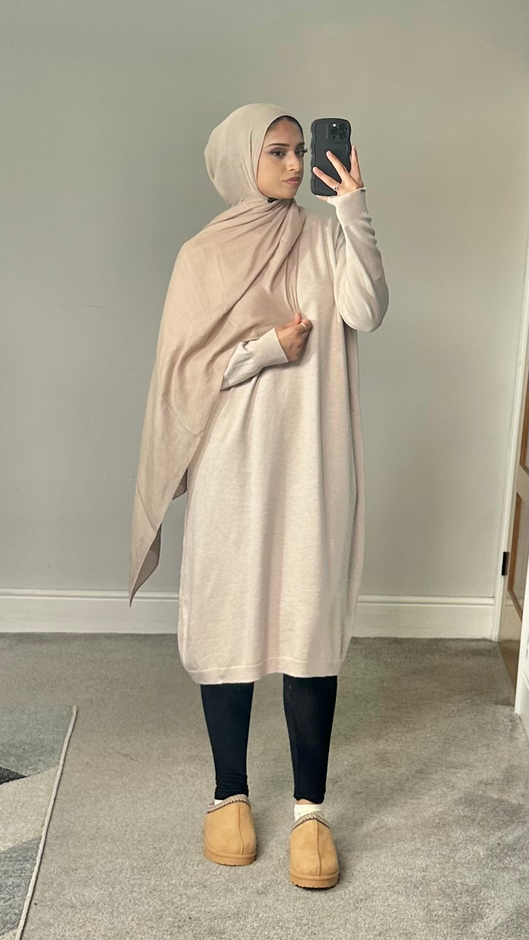 Maya Soft Knit Long sleeve dress