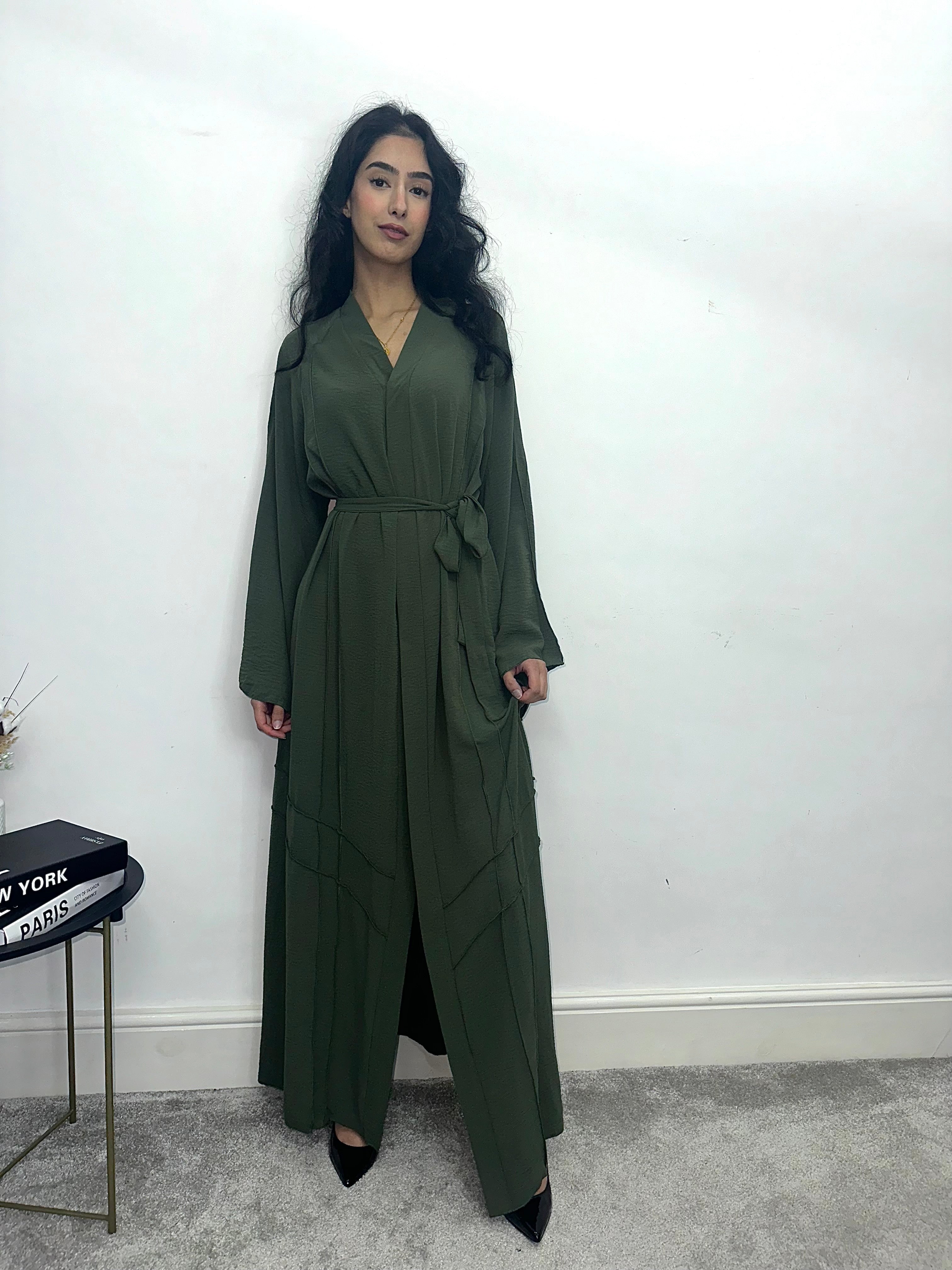 Mahira Abaya Olive Green