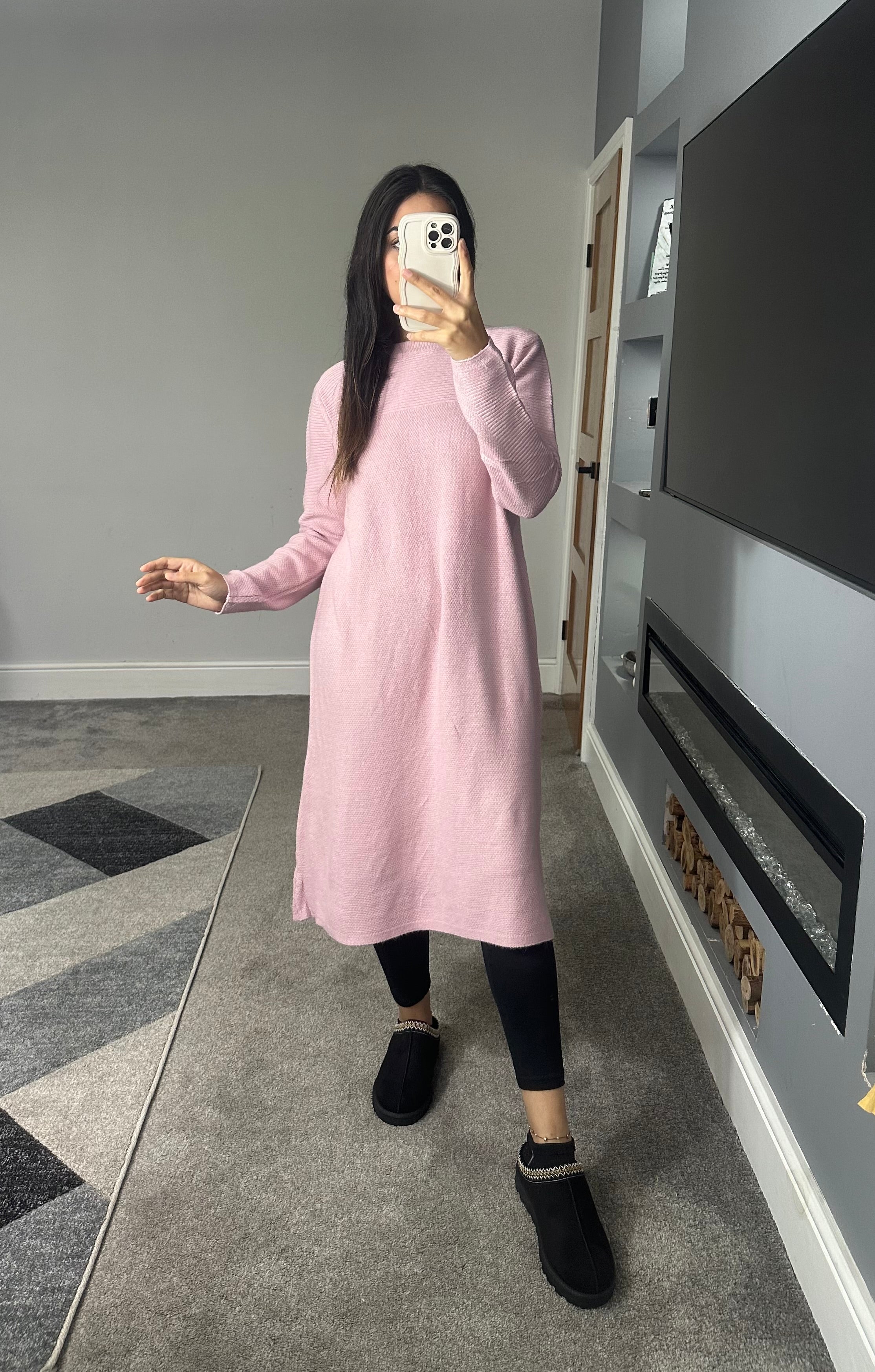 Leena Soft knitted jumper dress