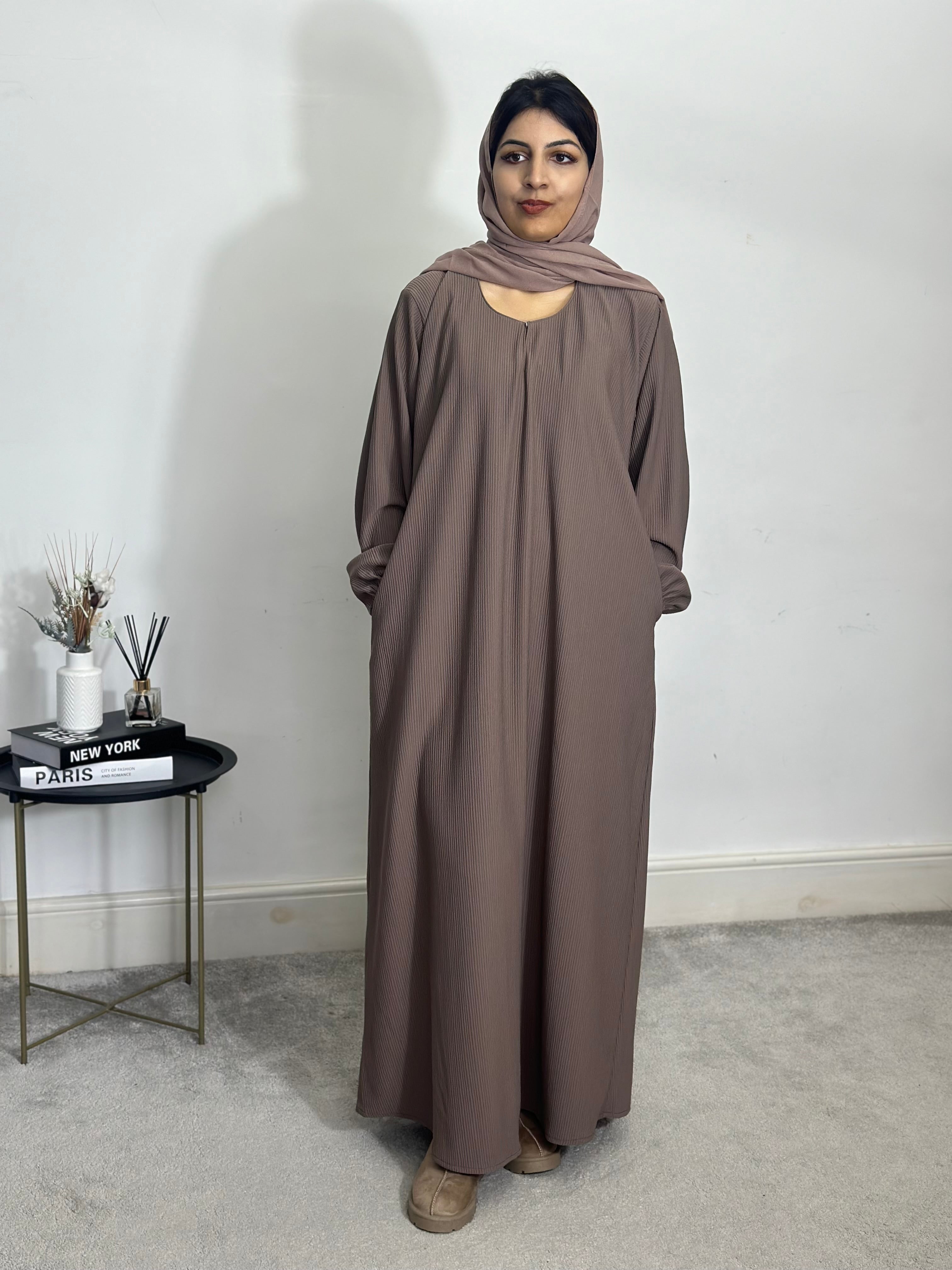 Husna Abaya (Mocha Taupe)
