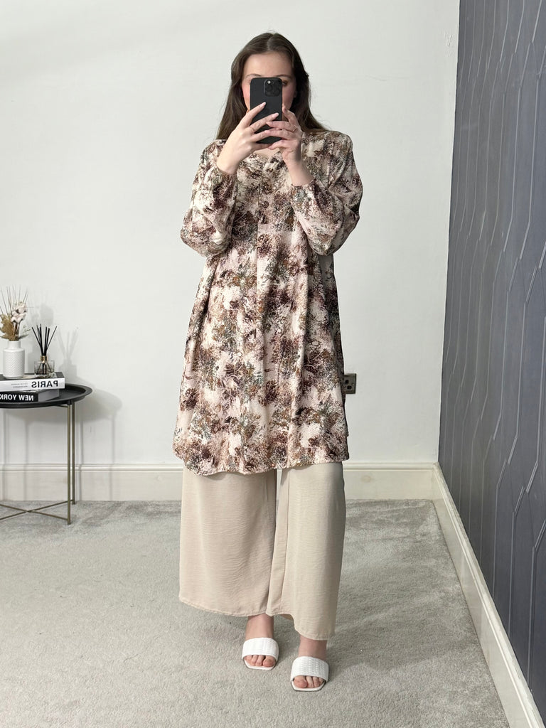 Printed 2 pieces co-ords set