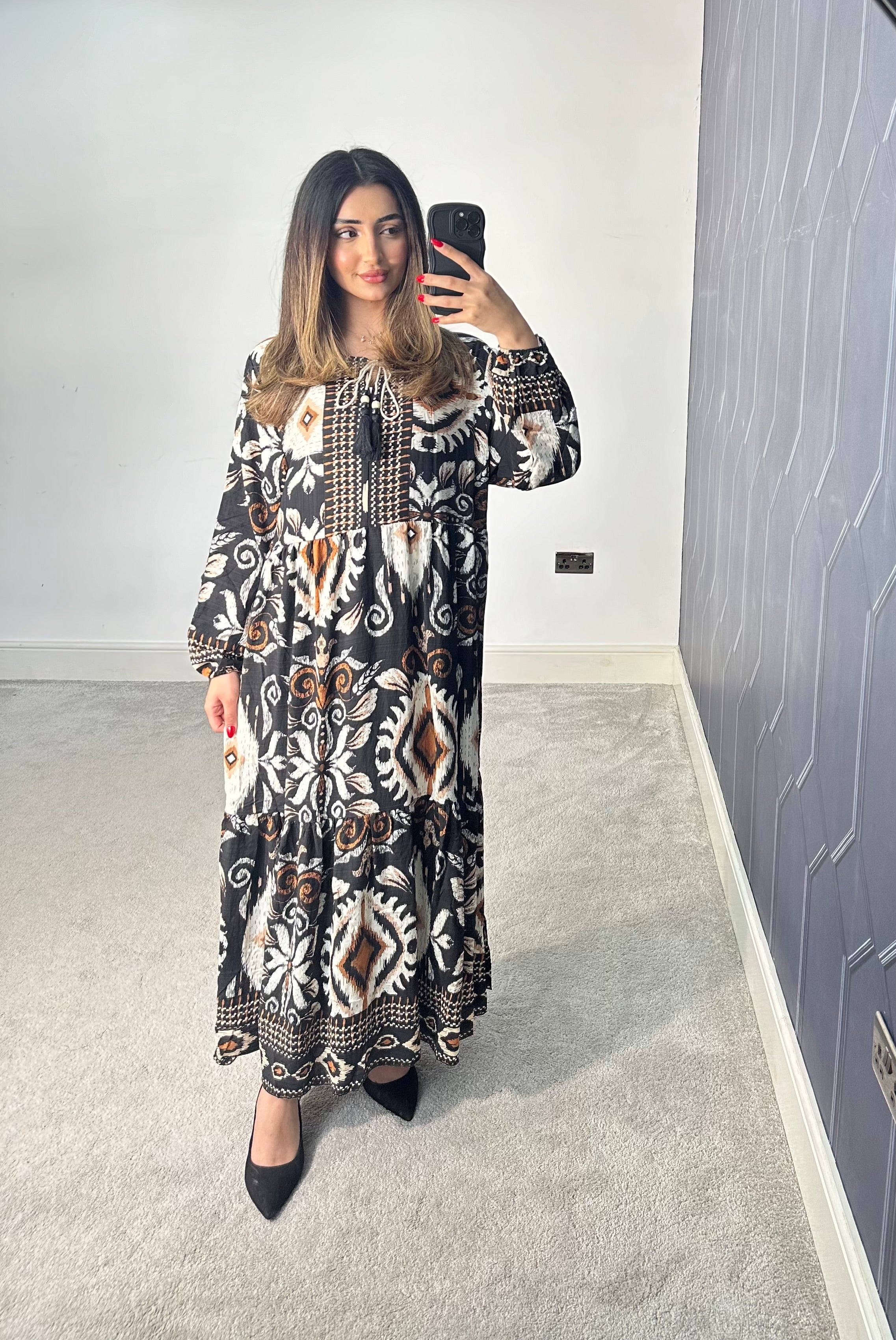 Farah Summer Long Dress (Plus Size)