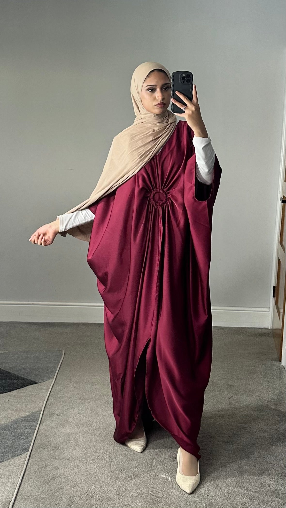 Aysel Satin Kaftan