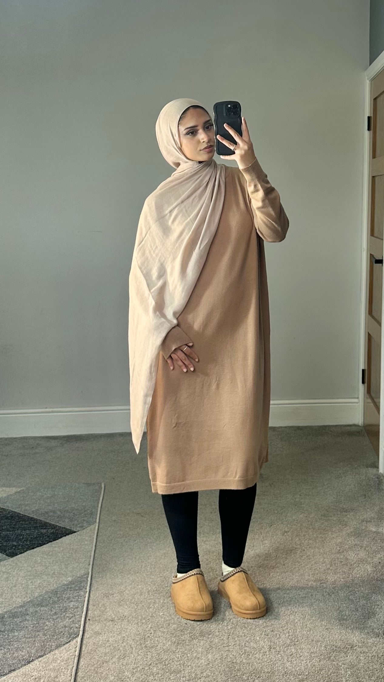 Maya Soft Knit Long sleeve dress