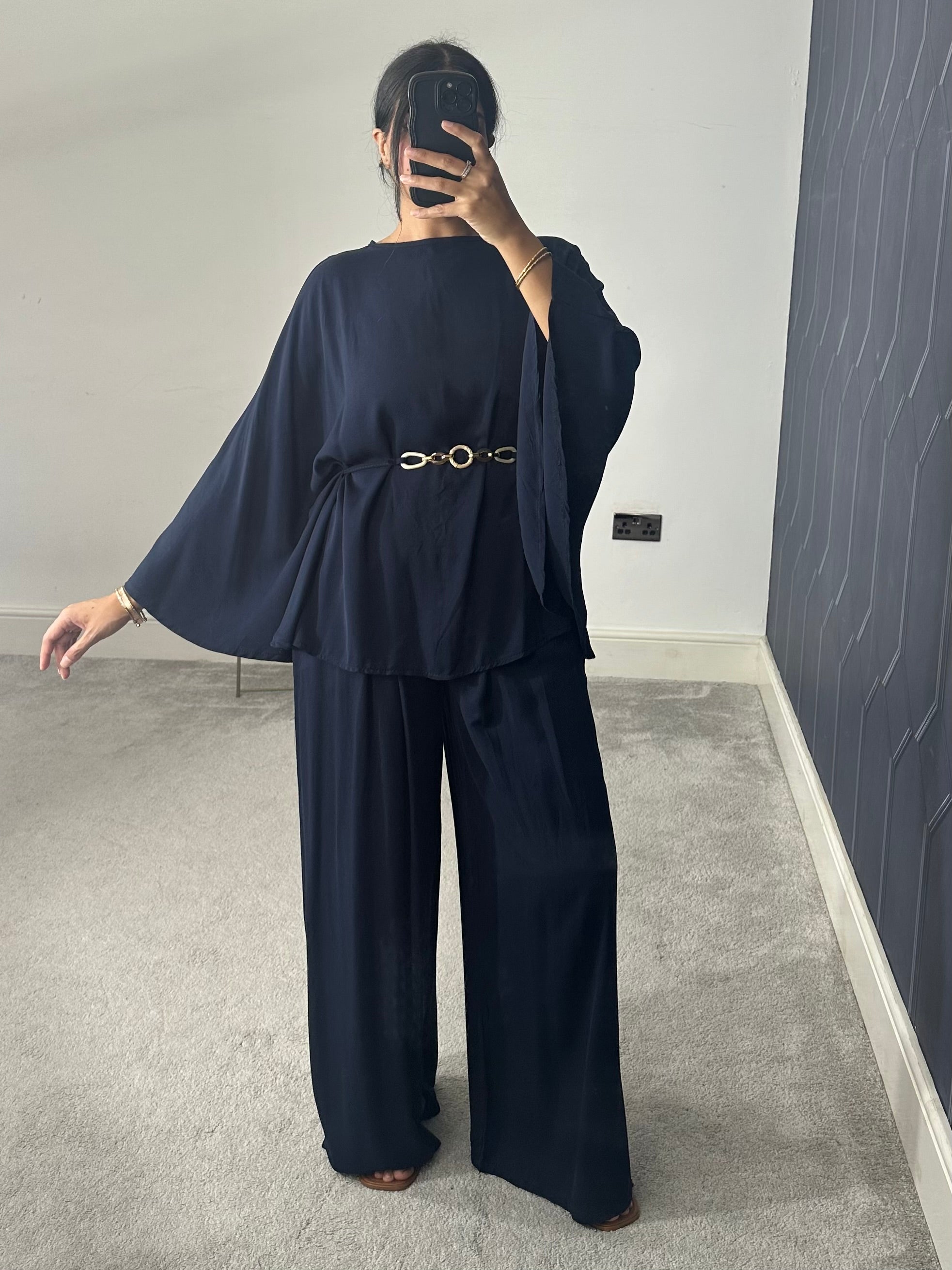 Aaira Poncho Style 2 piece co-ords