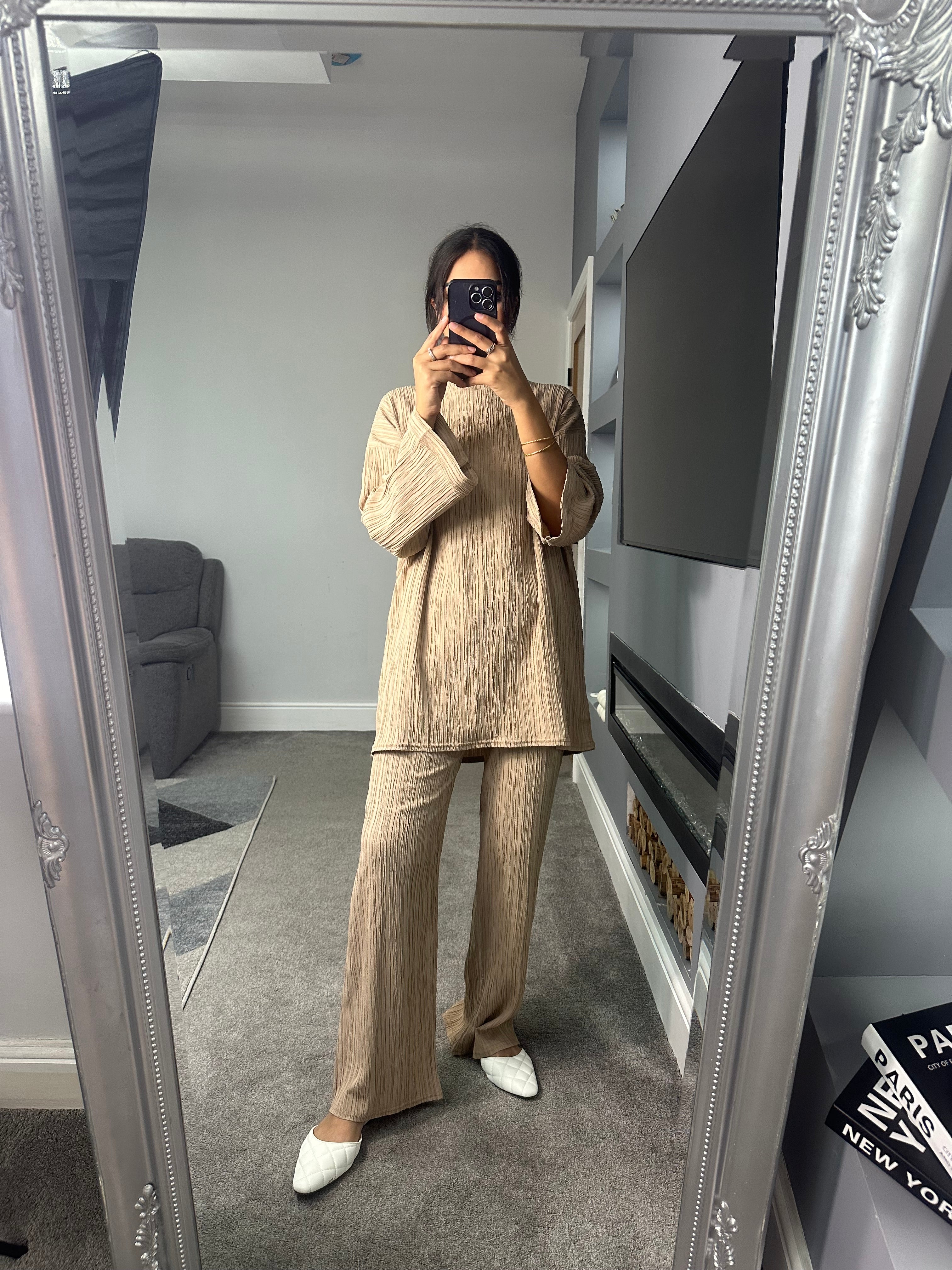 Sadiyah Textured Two Piece Set