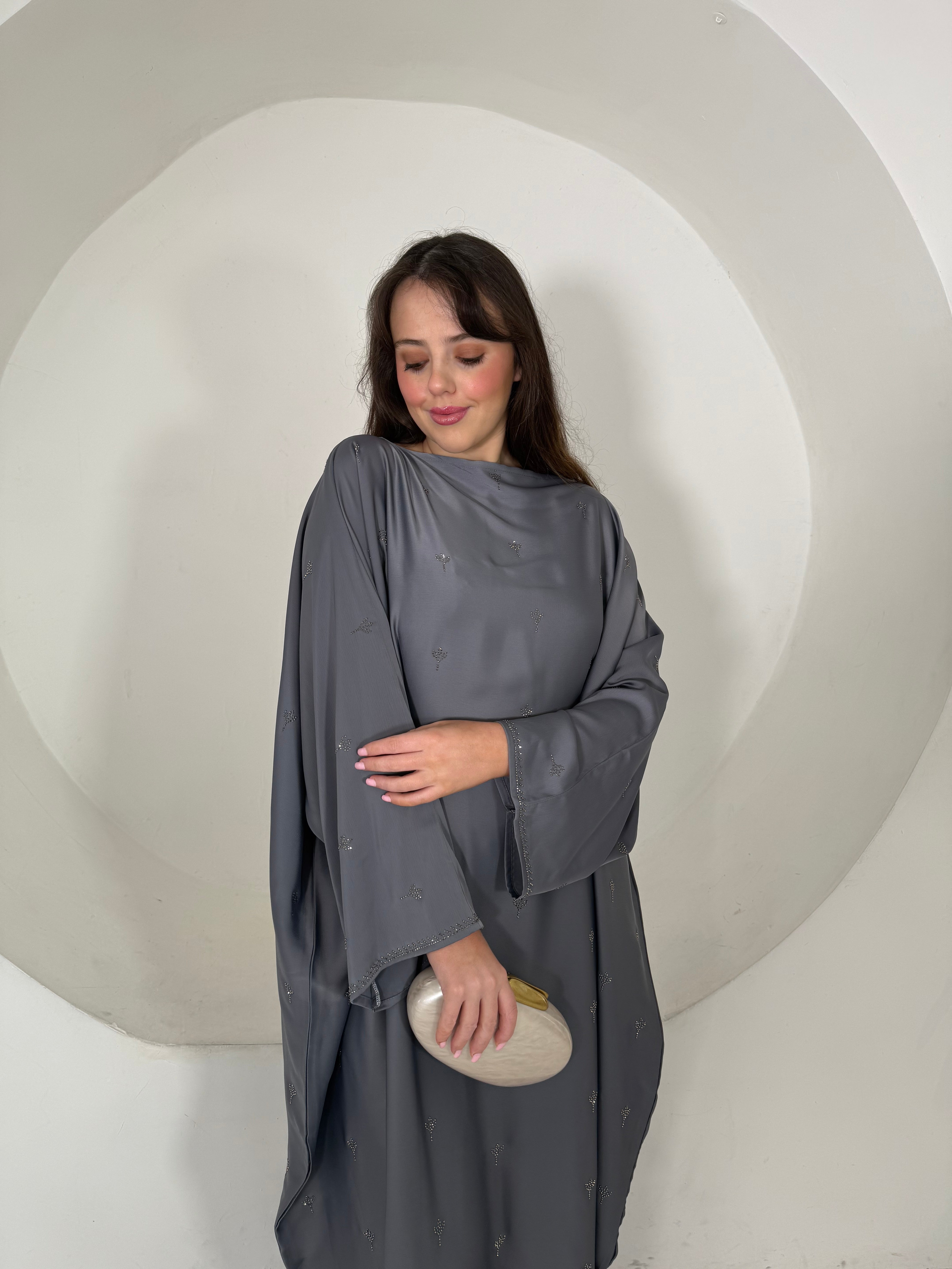 Nouf Abaya (Grey)