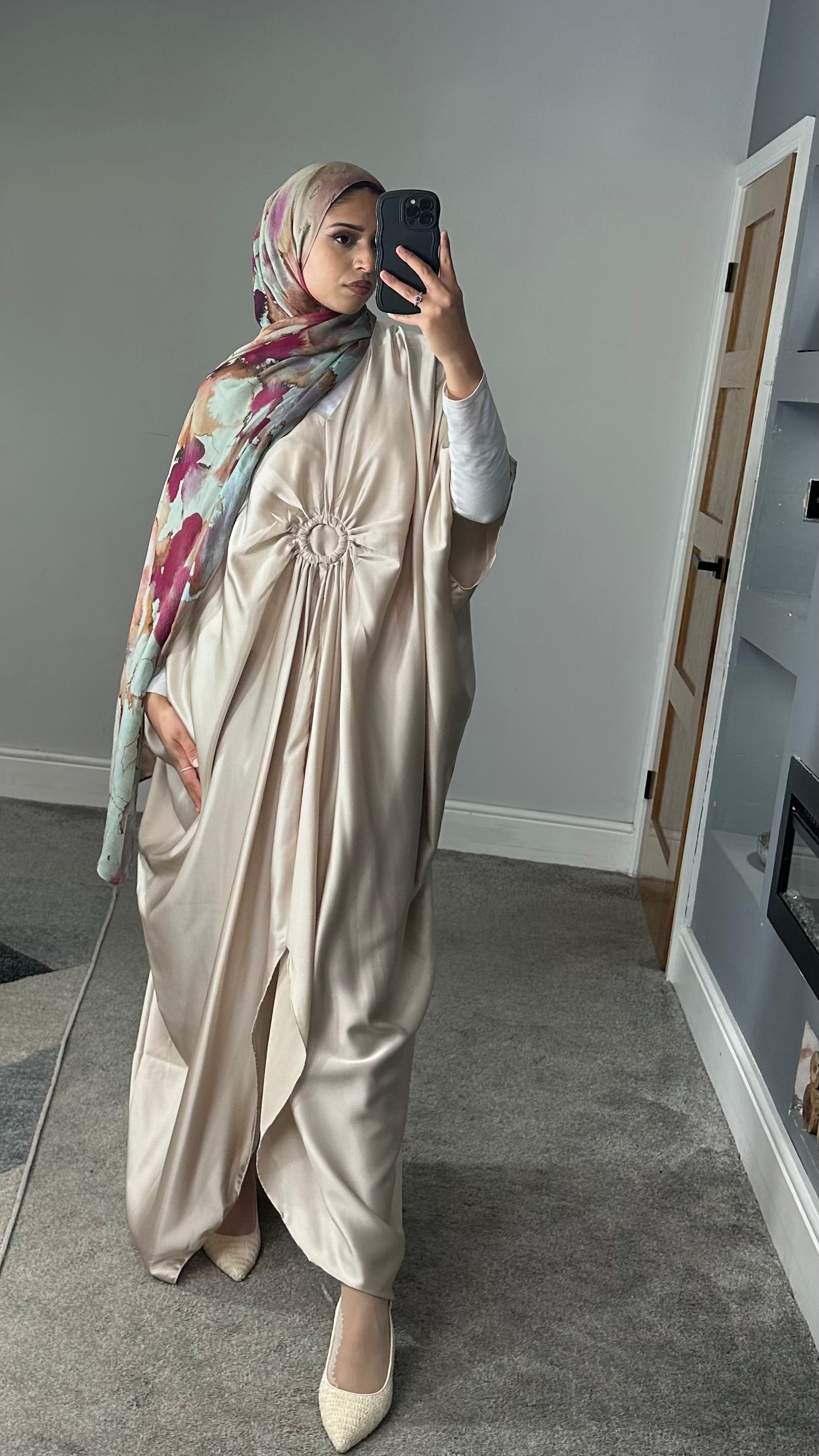 Aysel Satin Kaftan
