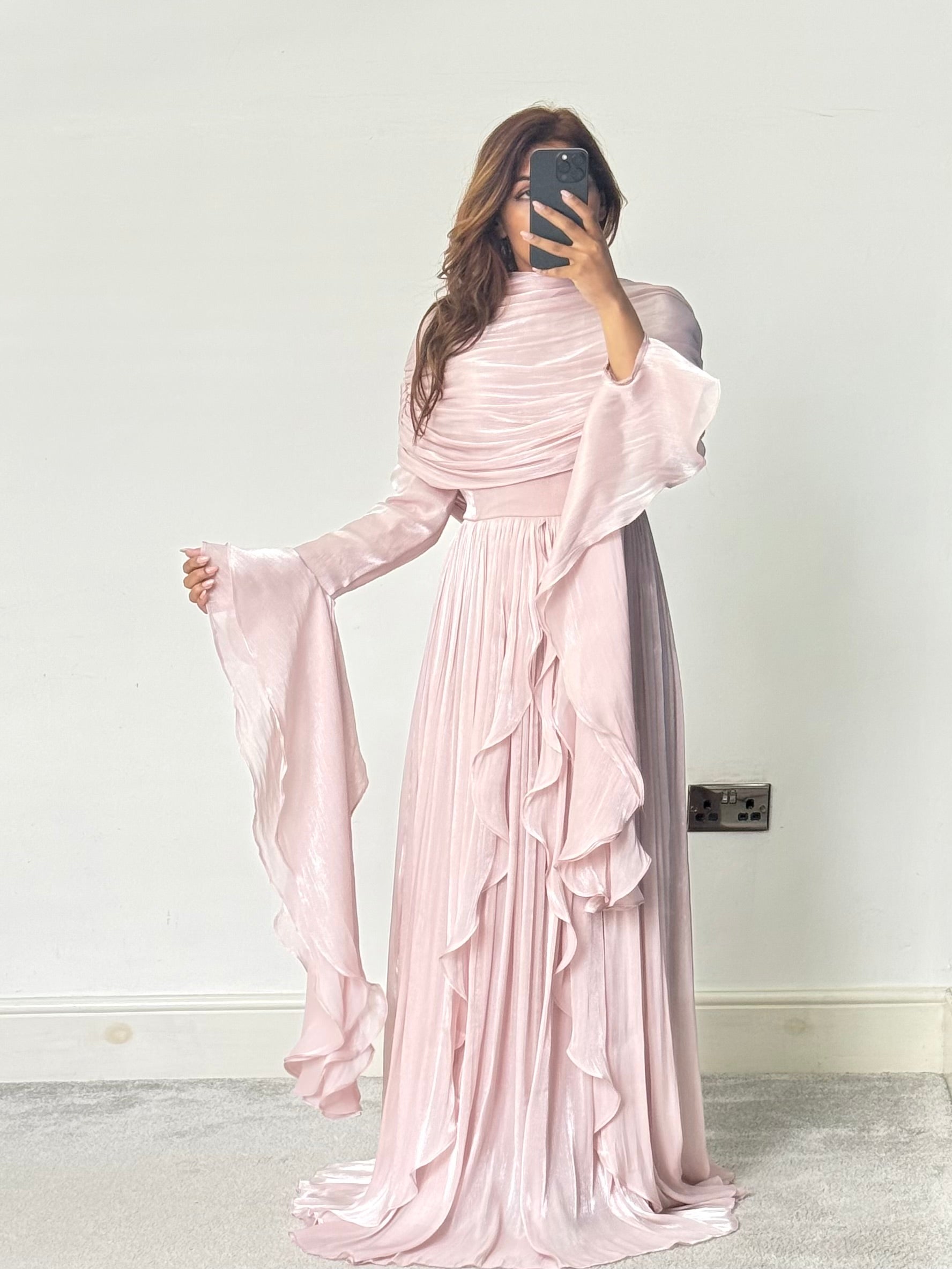 Liyana Modest Dress (Pink)