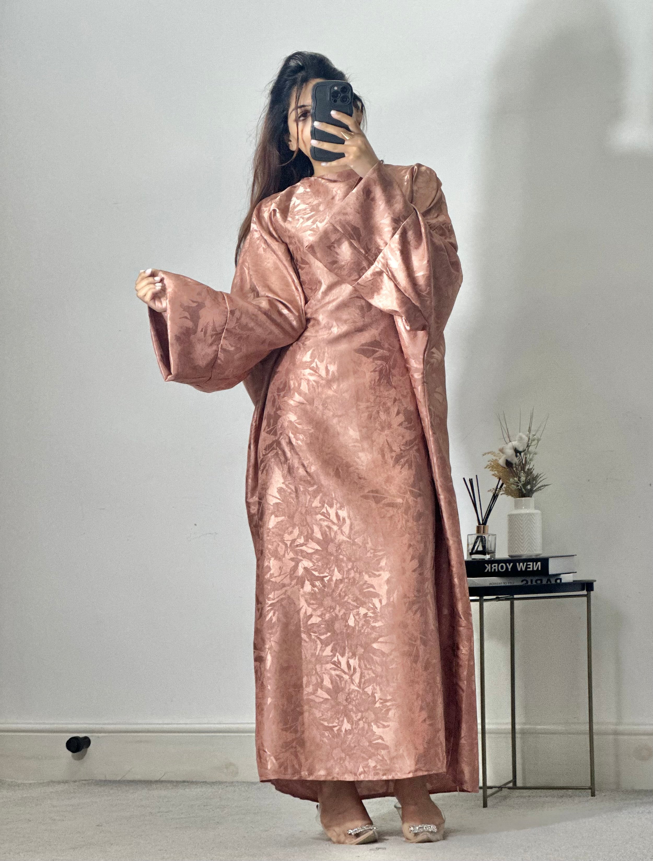 Bloom Satin Maxi Dress