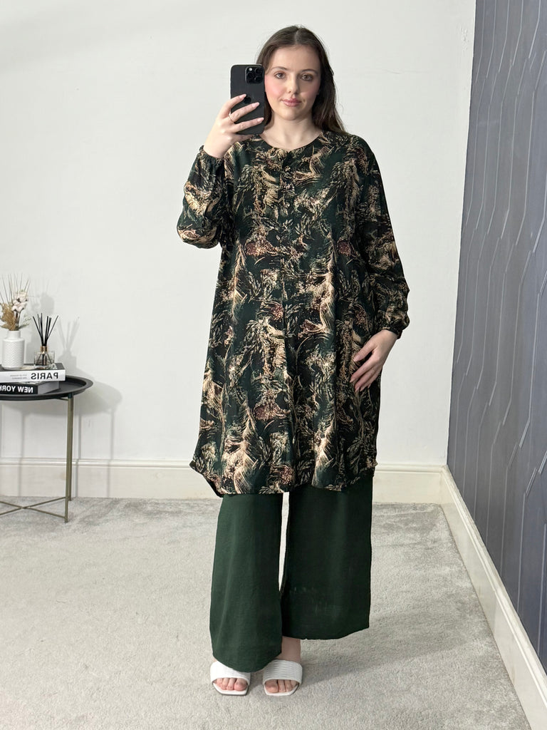 Printed 2 pieces co-ords set