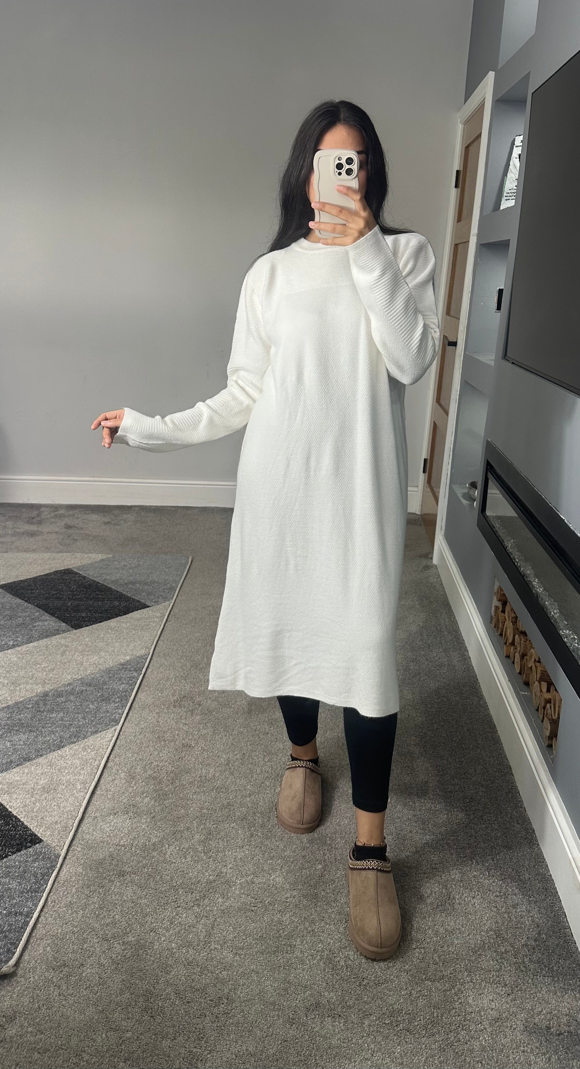 Leena Soft knitted jumper dress