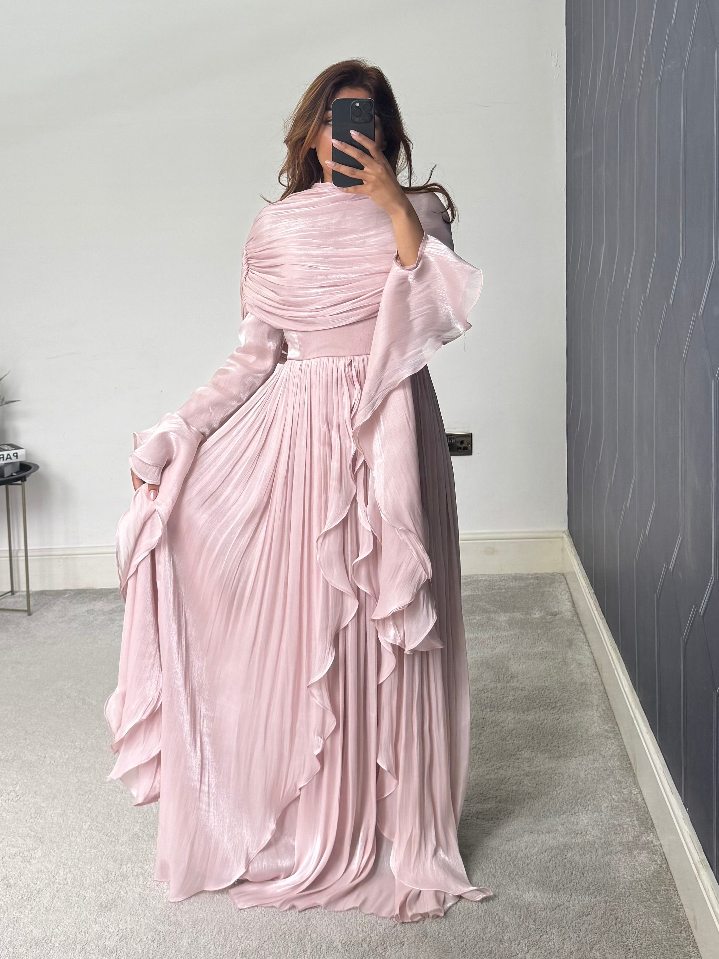 Liyana Modest Dress (Pink)