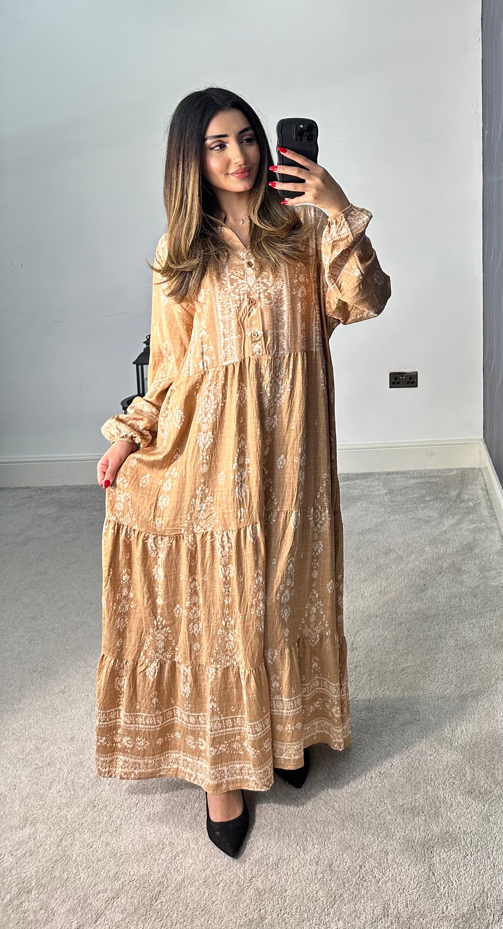 Luna Long Summer Dress (Plus Size)