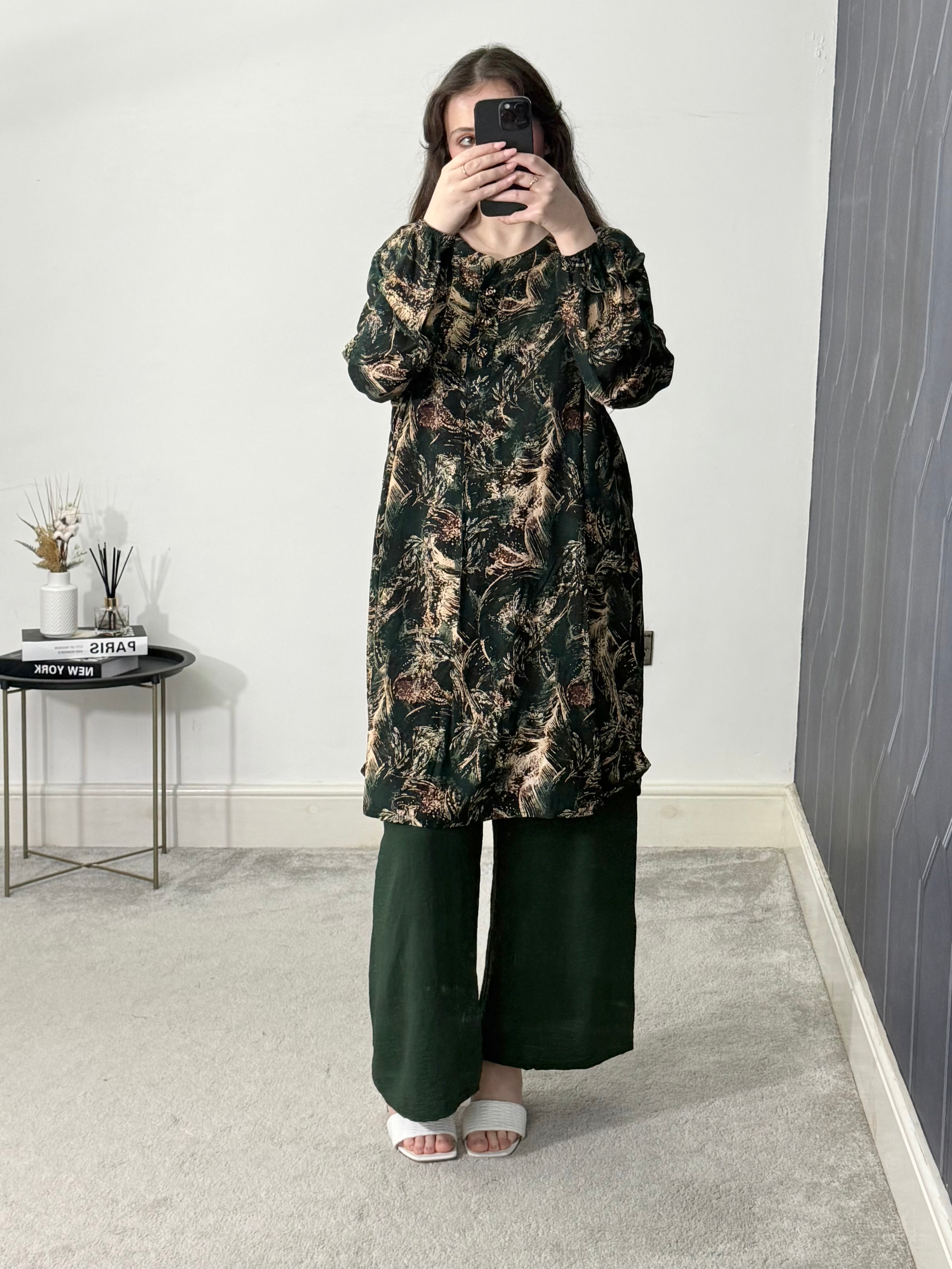 Printed 2 pieces co-ords set