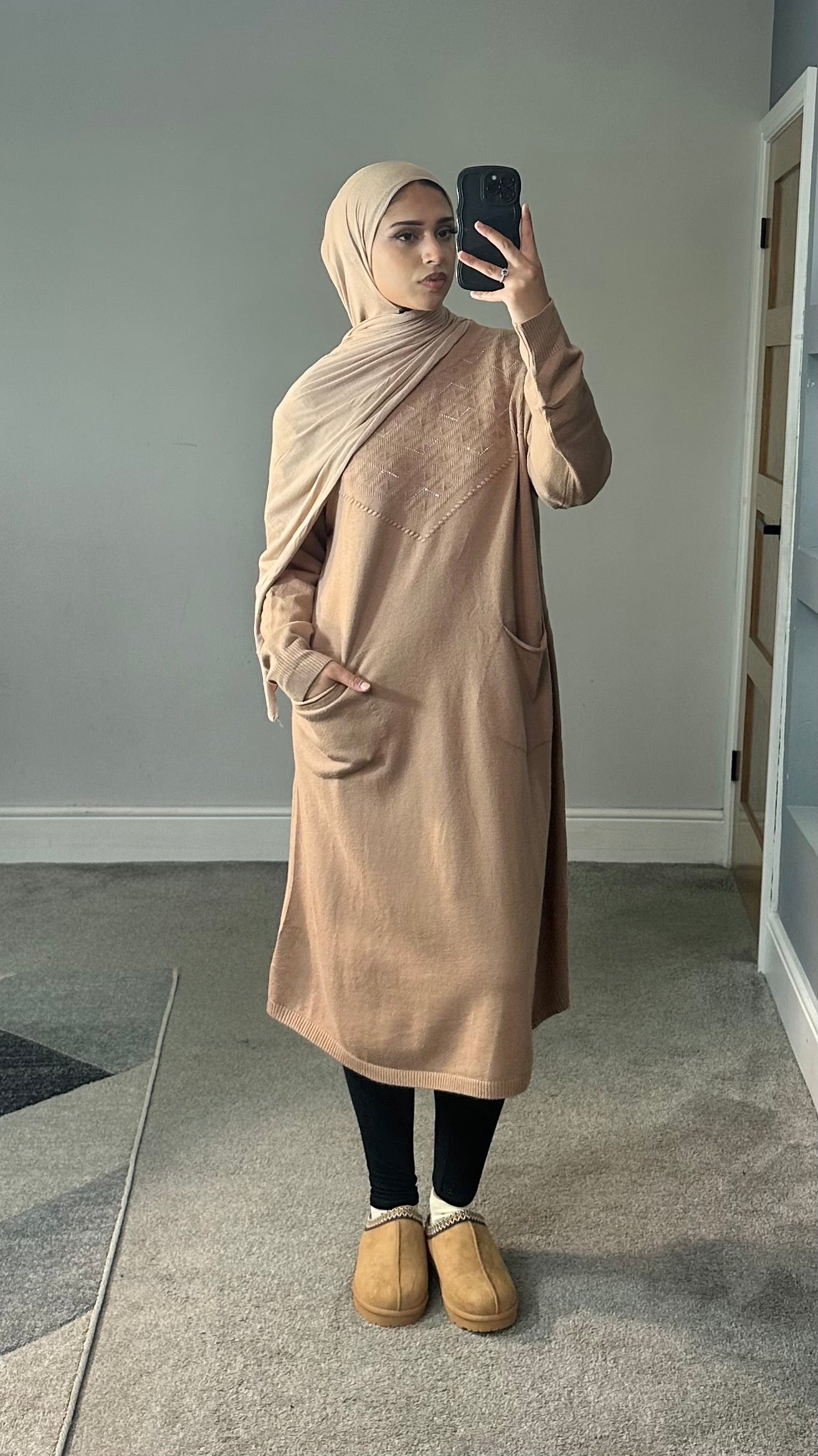 Leema soft knit pocket dress