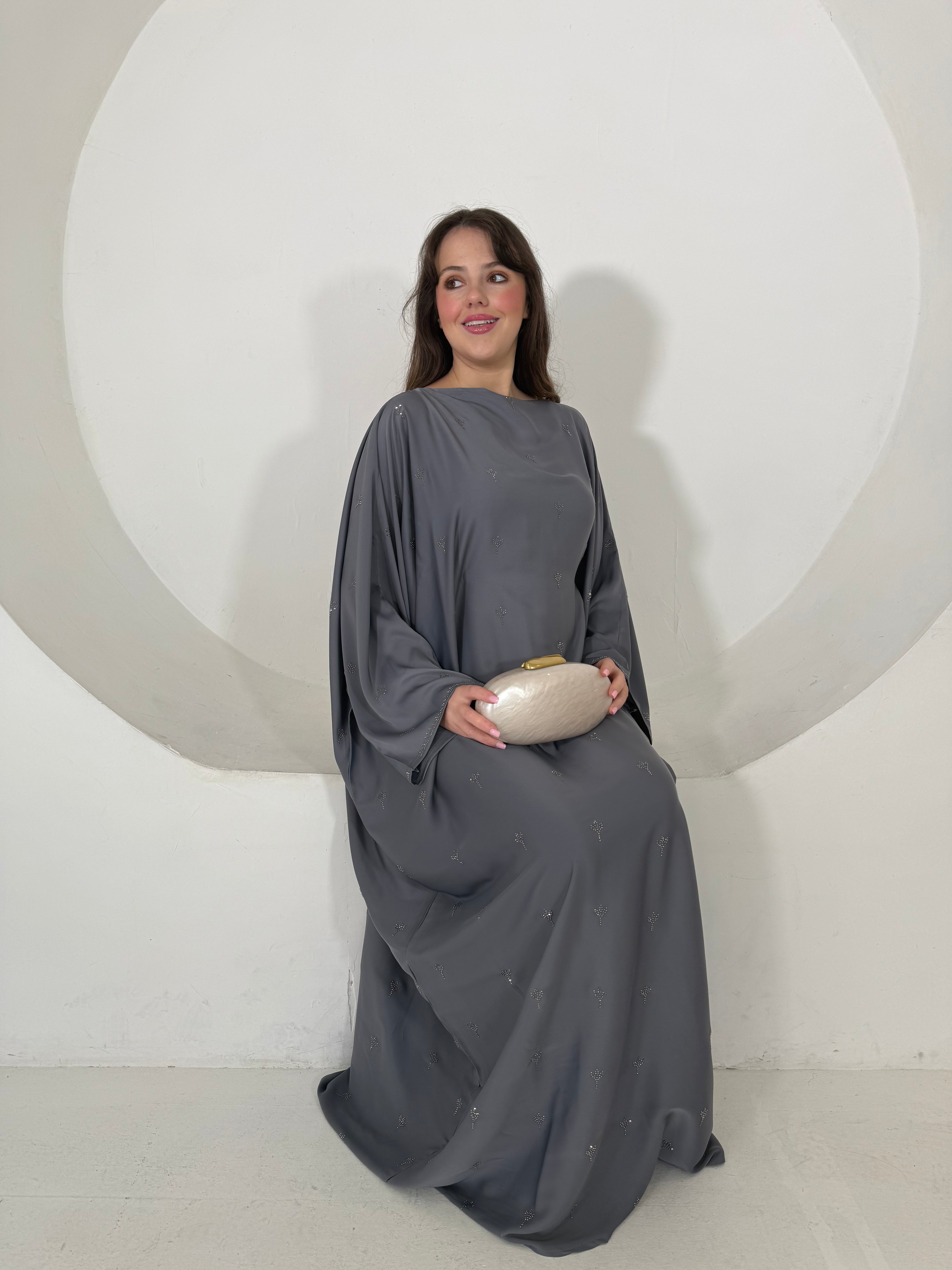 Nouf Abaya (Grey)